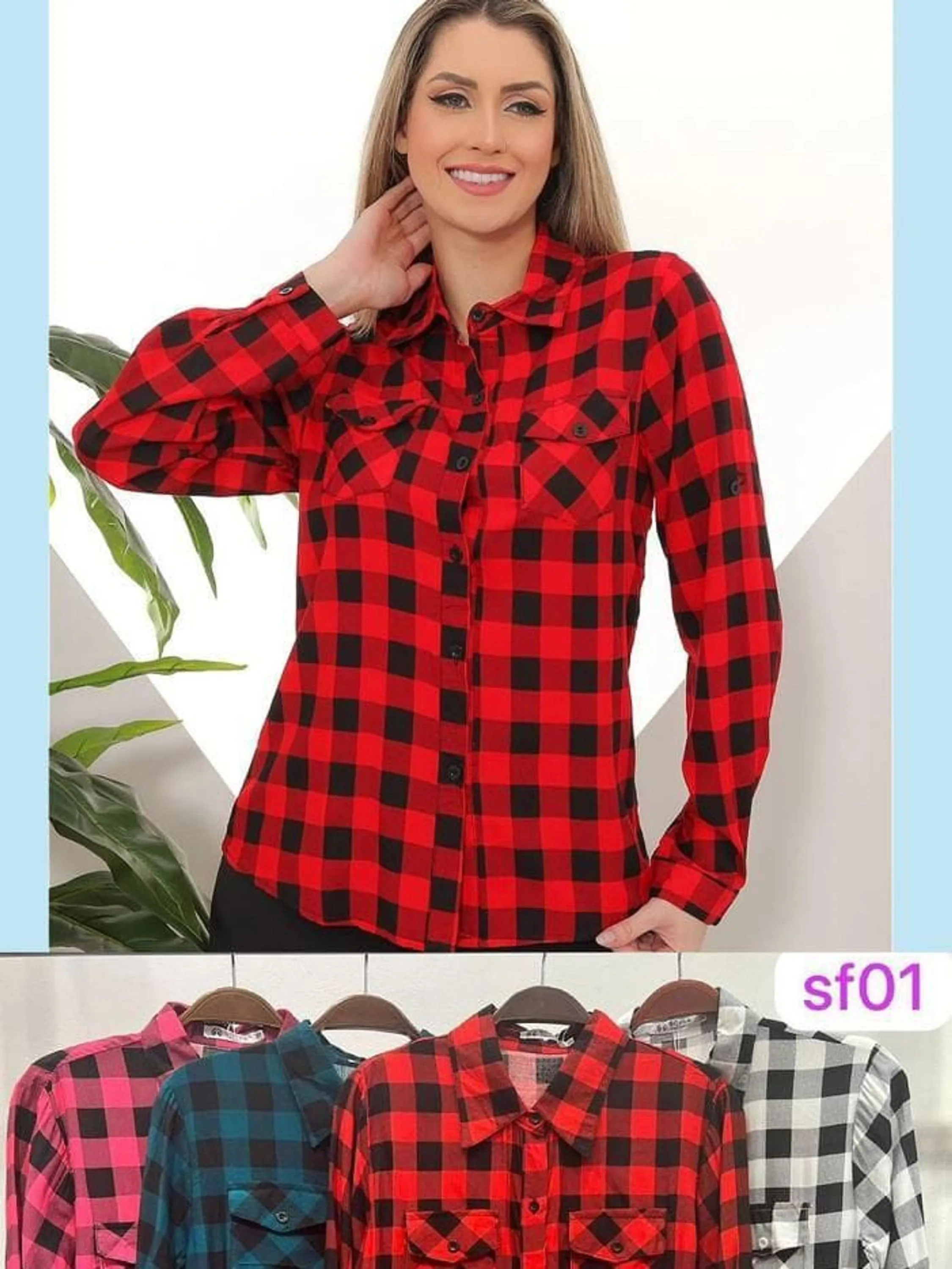 Promoção camisa xadrez