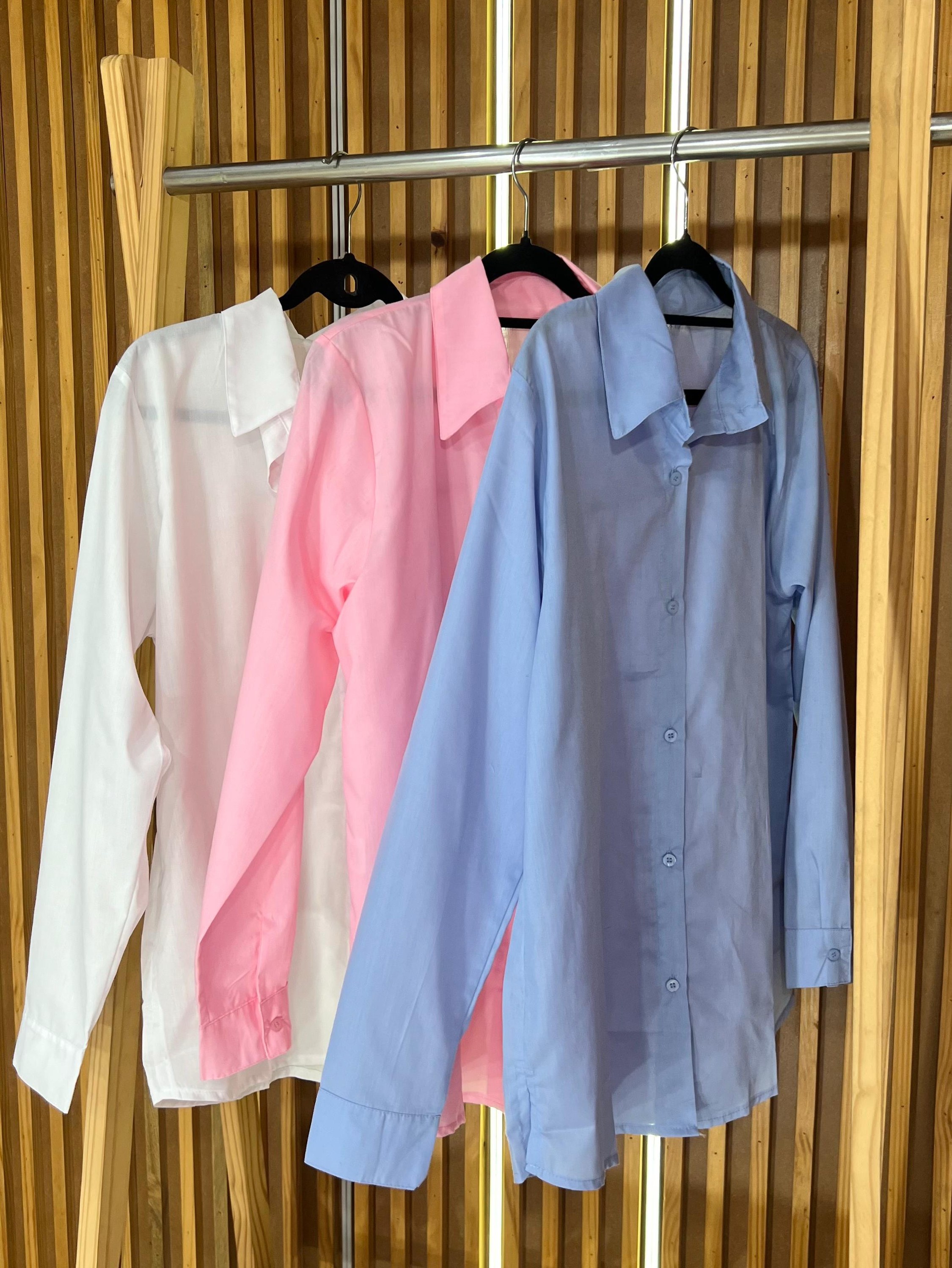 Camisao  liso over size