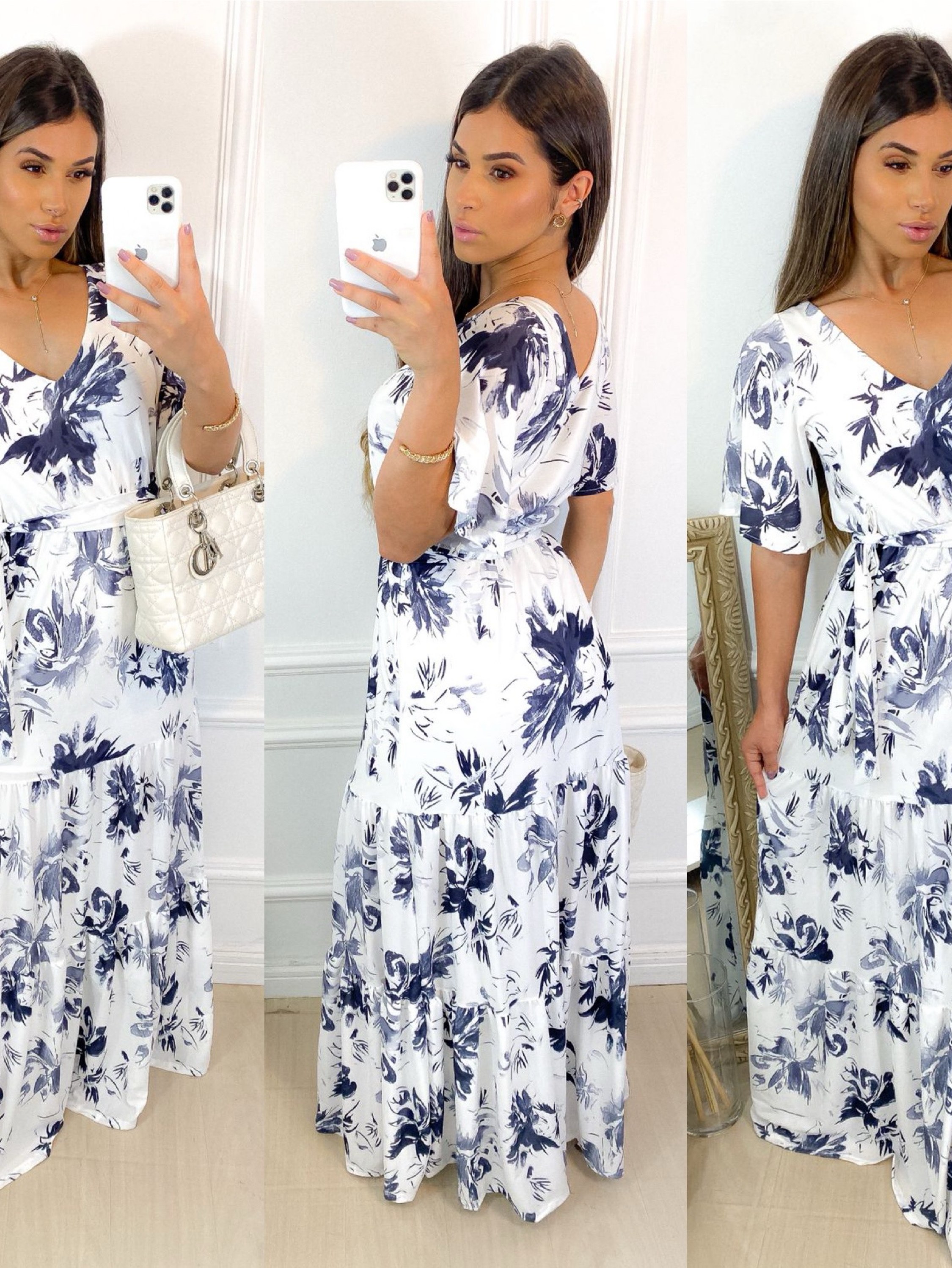 Vestido longa forrada