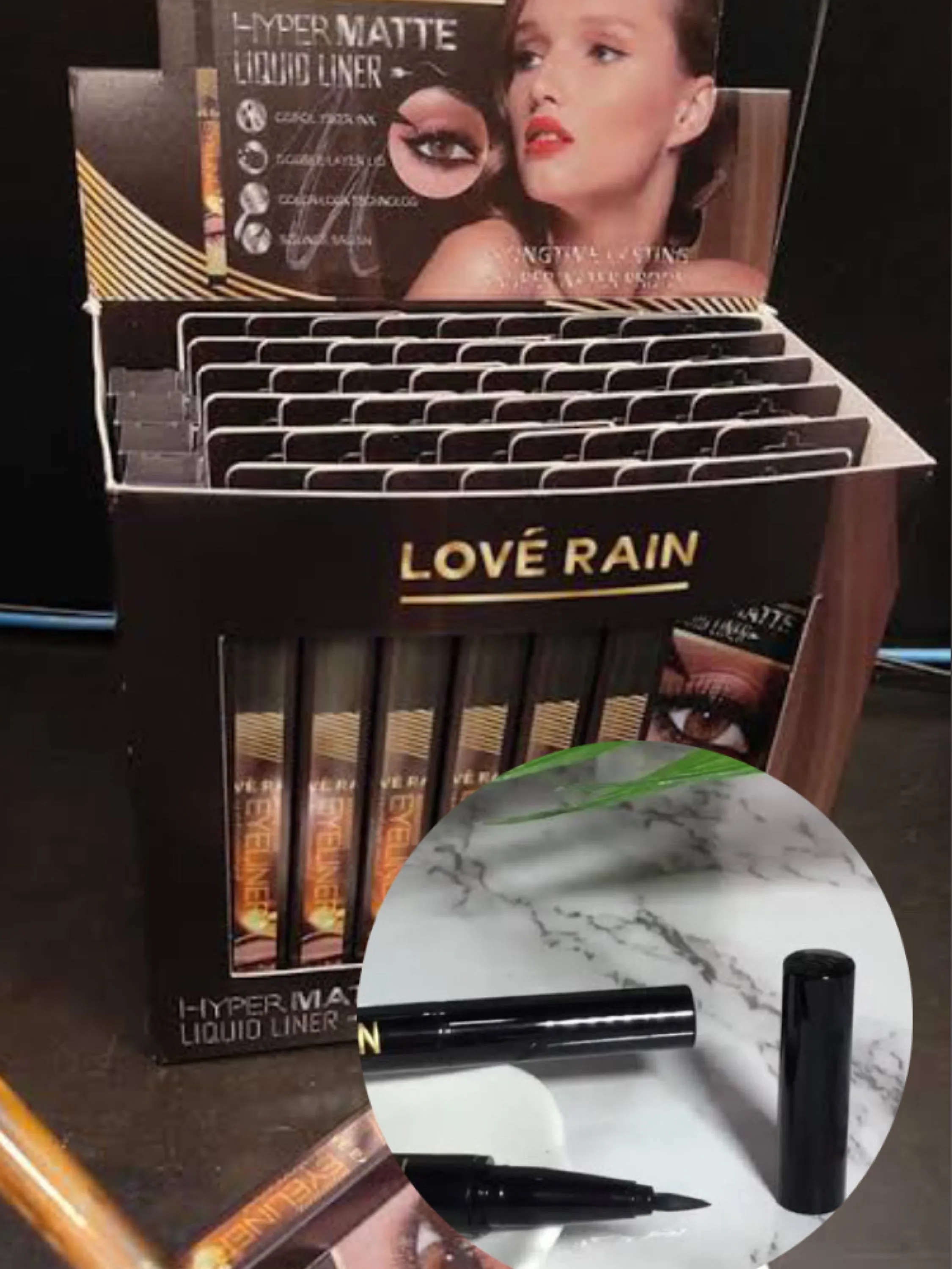 Caneta delineadora Love Rain - Naluna Makeup