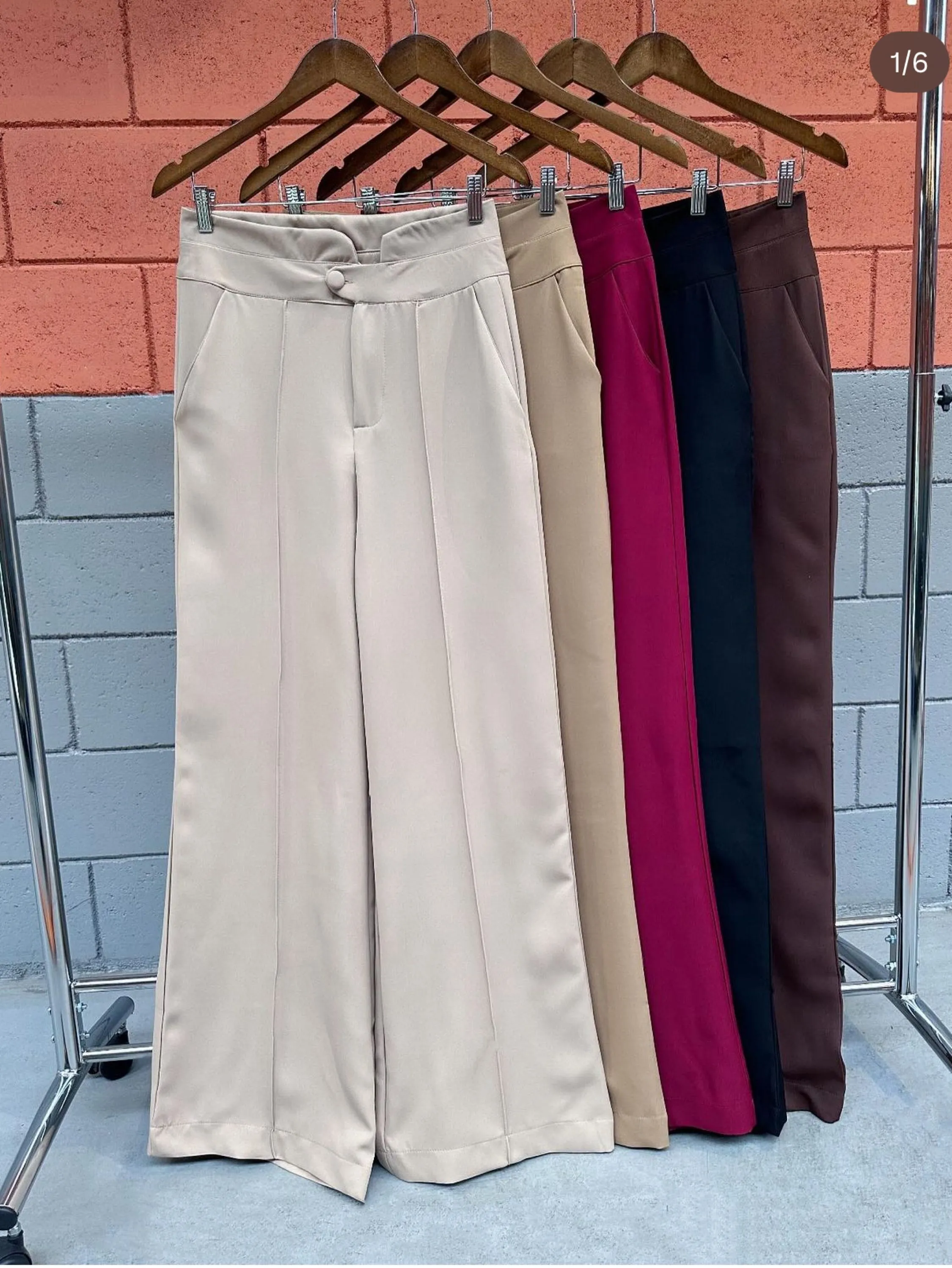 Pantalona alfaiataria , yang moda feminina