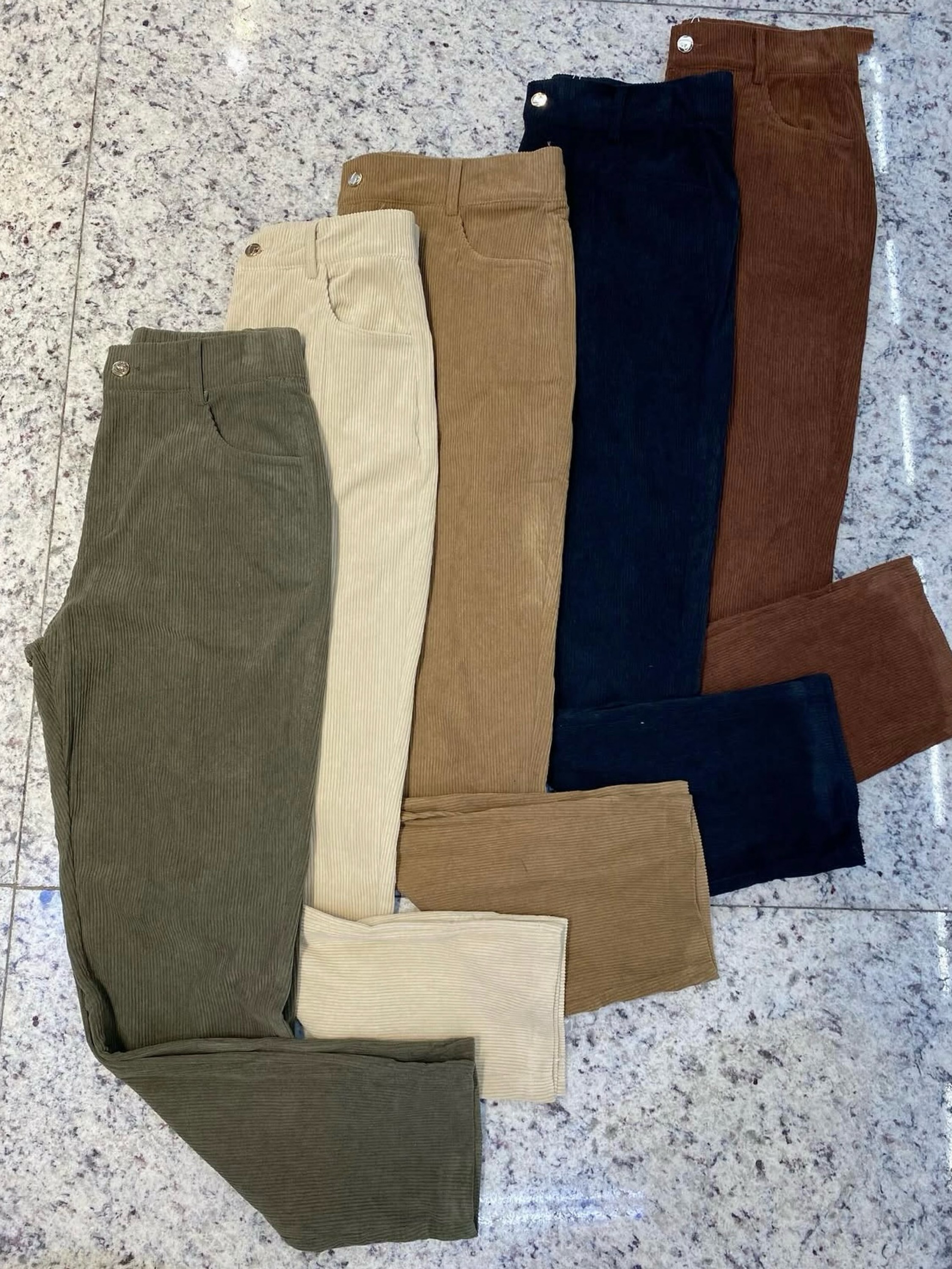 Calça de veludo  wei060708