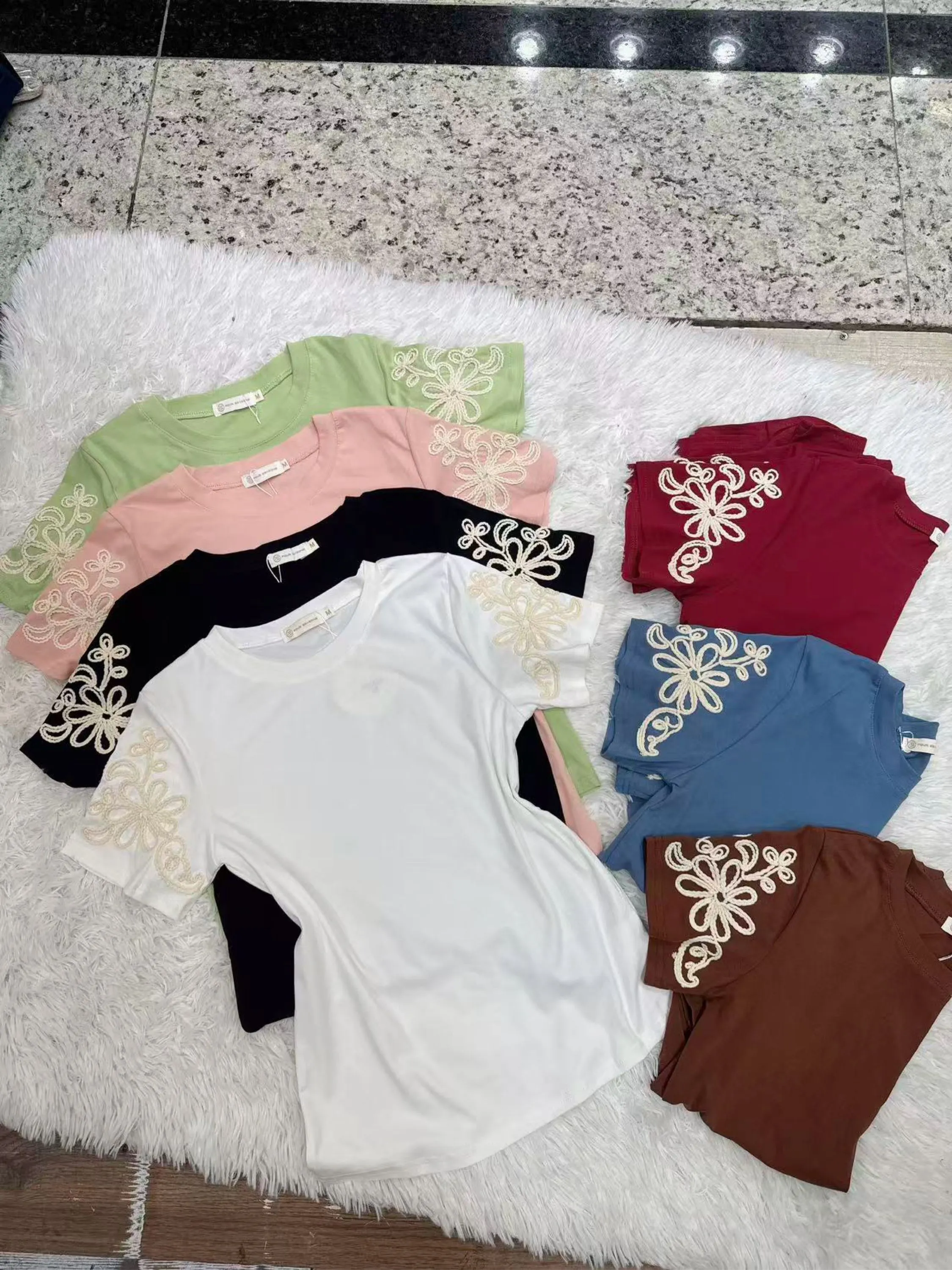 Blusas manga curta wei060708
