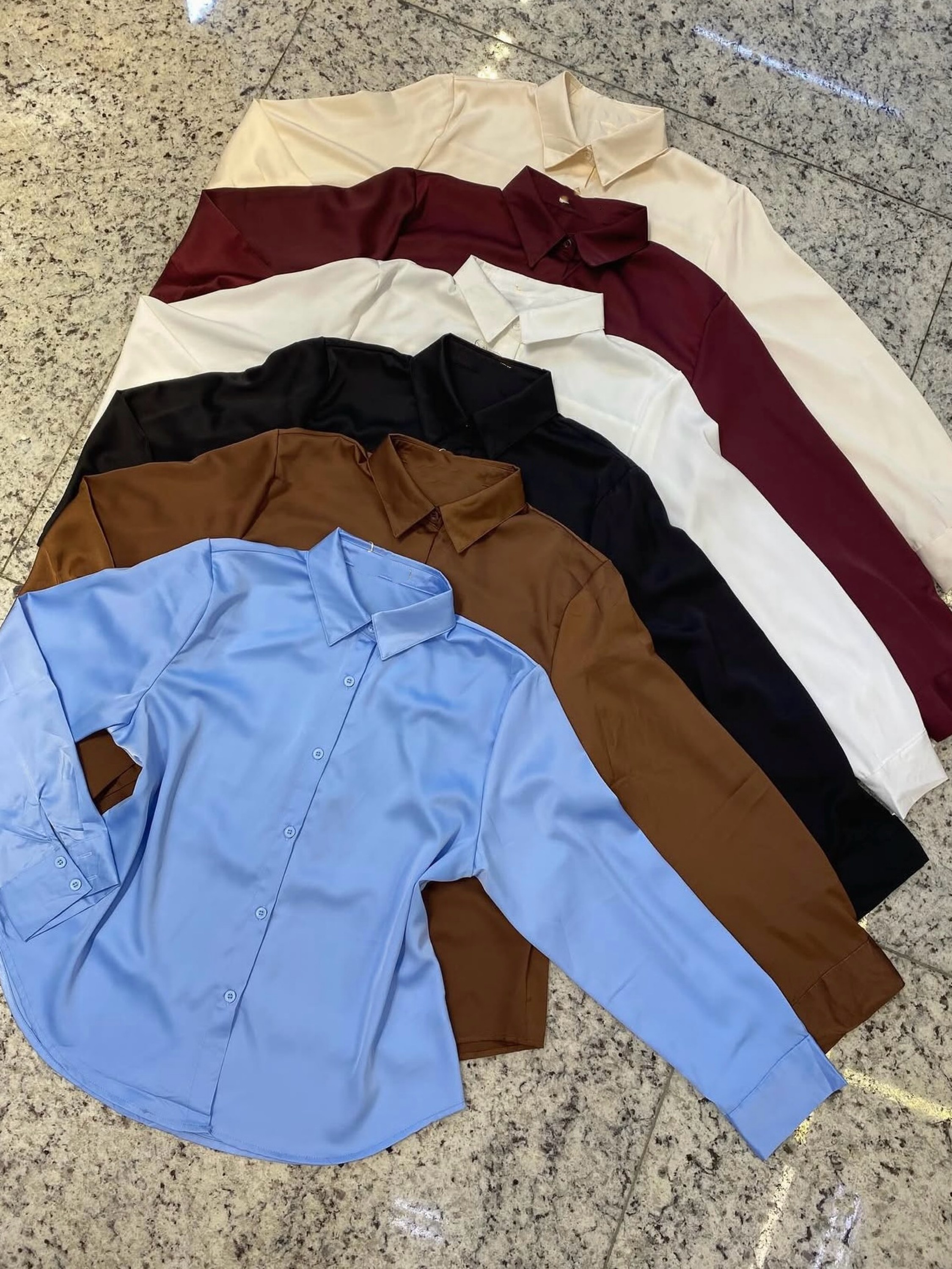 Plus Blusas manga longa wei060708