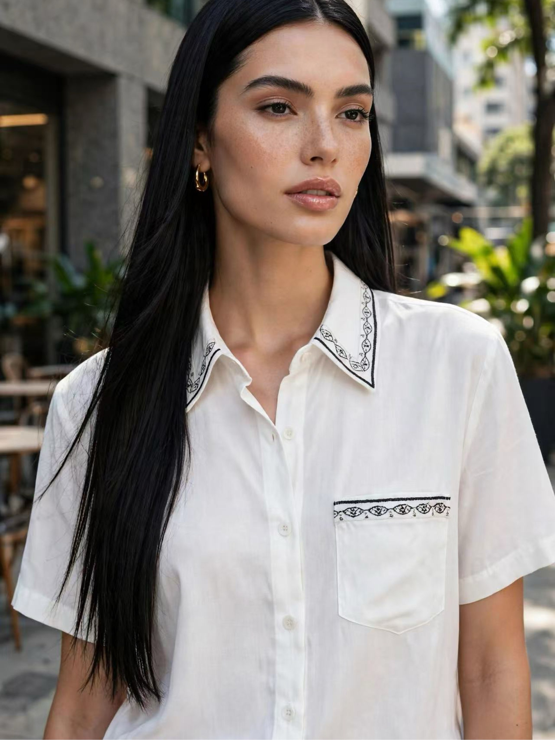 Camisa manga curta wei070708