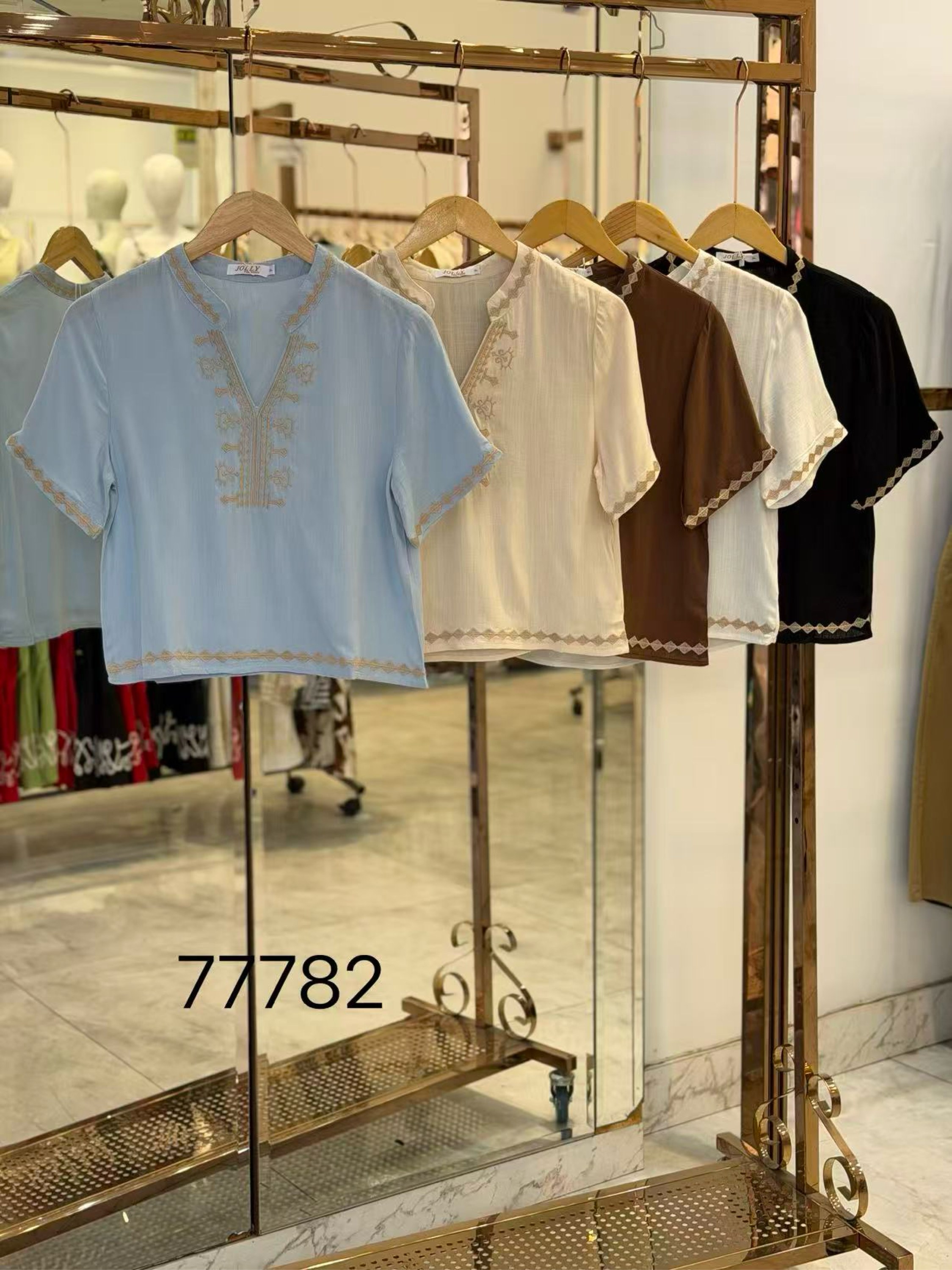 Blusas manga curta wei060708