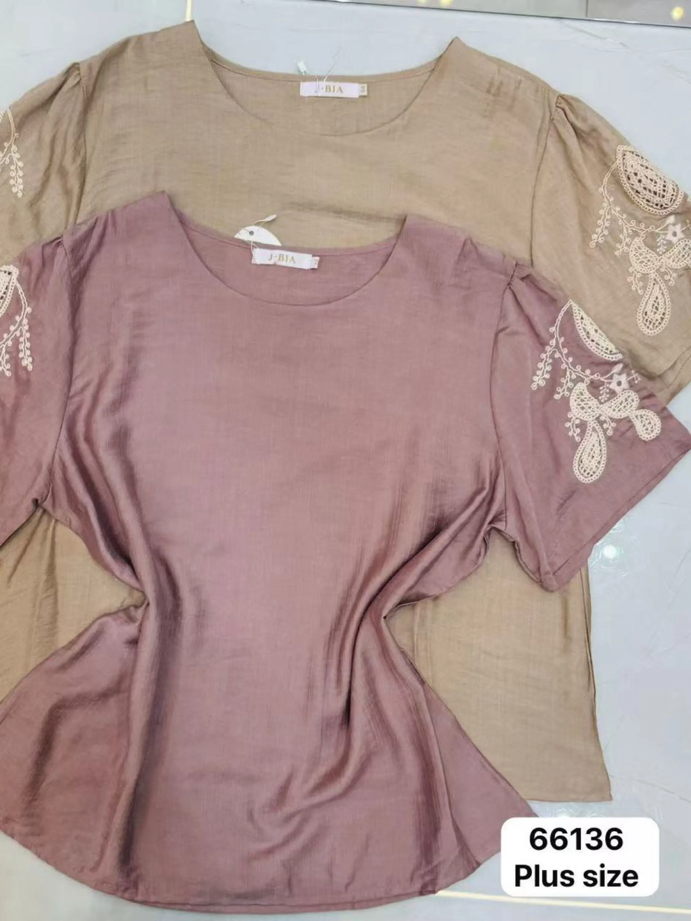 Plus blusas manga curta wei060708