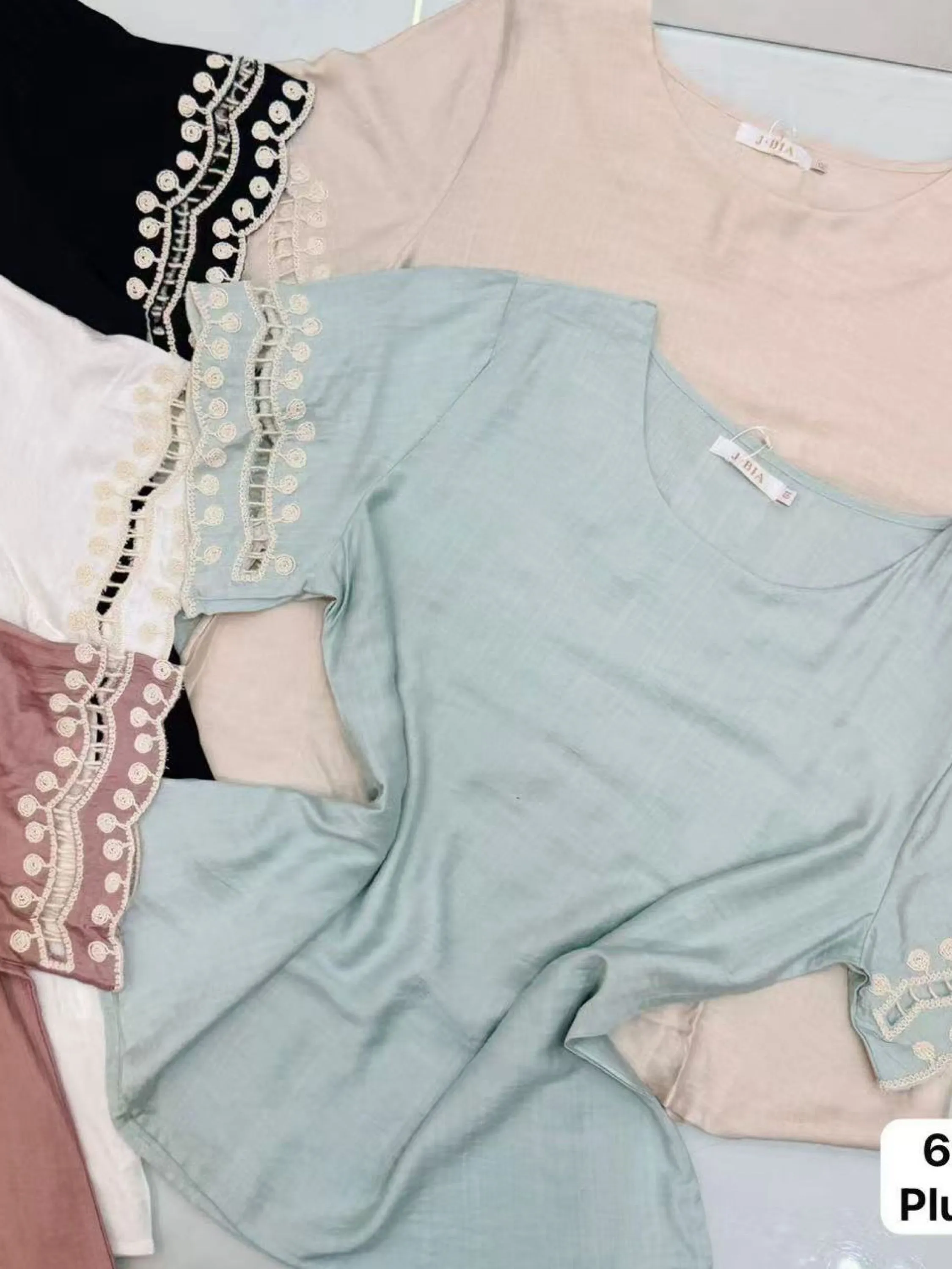 Plus blusas manga curta wei060708