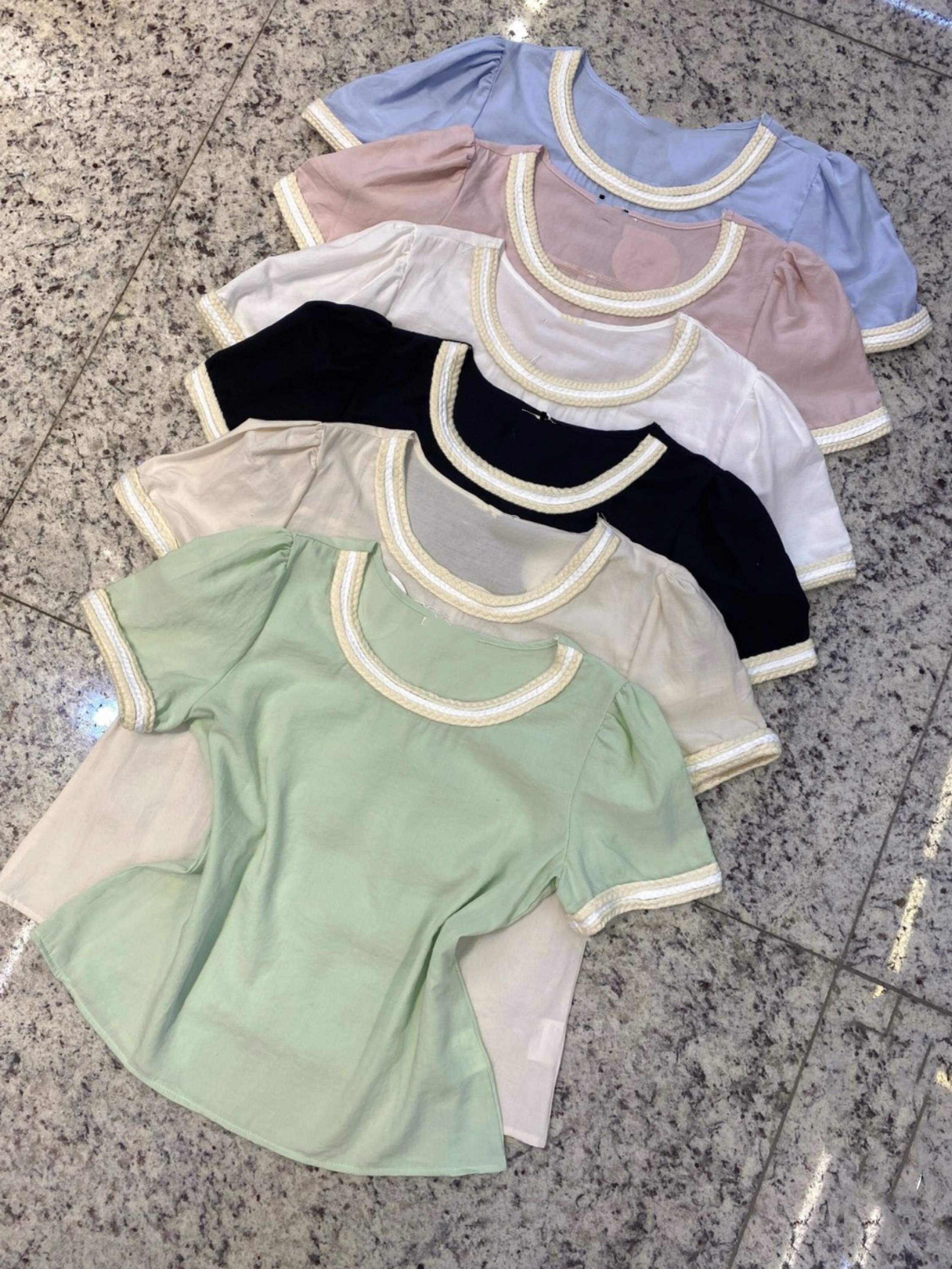 Blusas manga curta wei060708