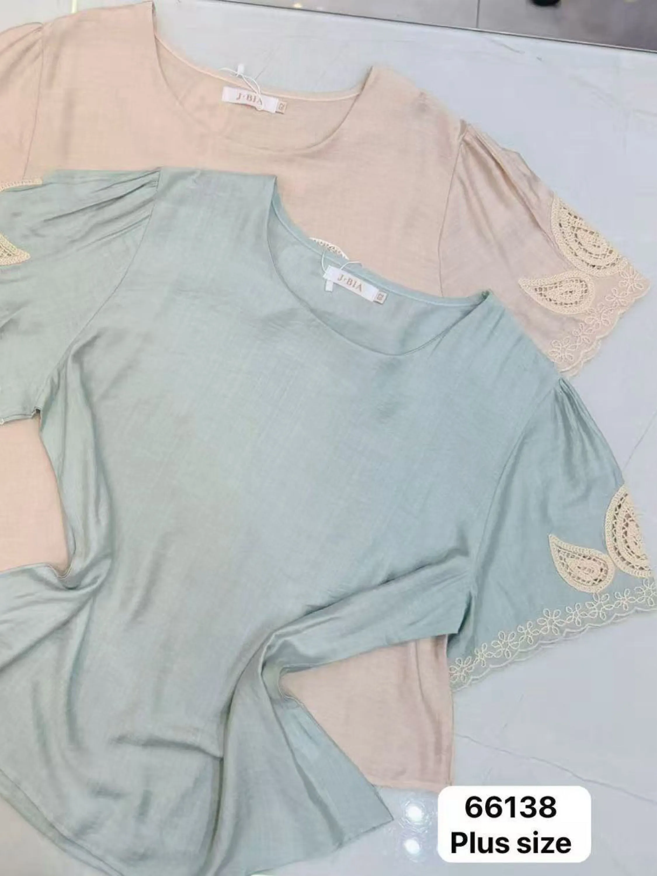 Plus blusas manga curta wei060708