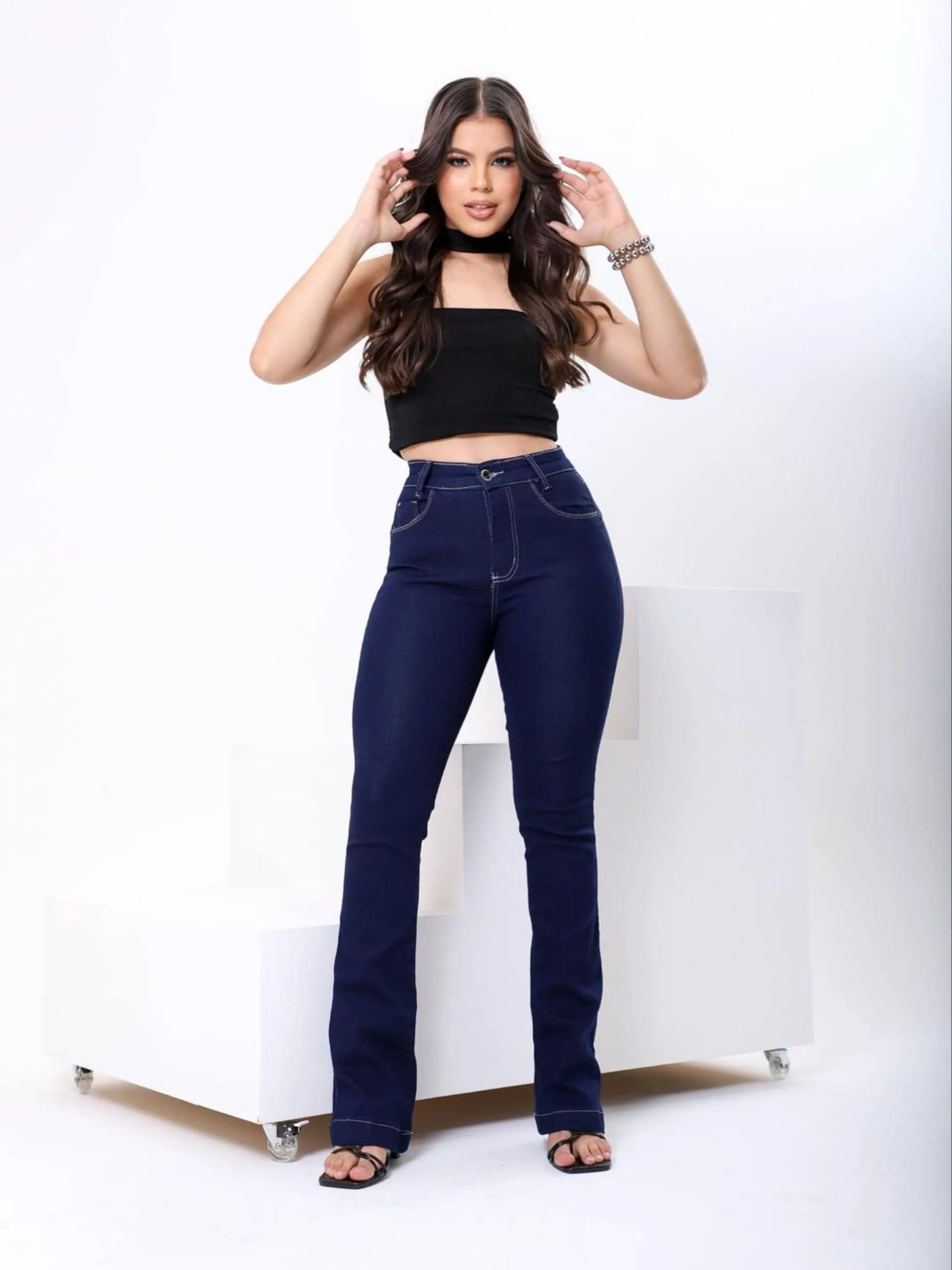 Calça jeans laicra