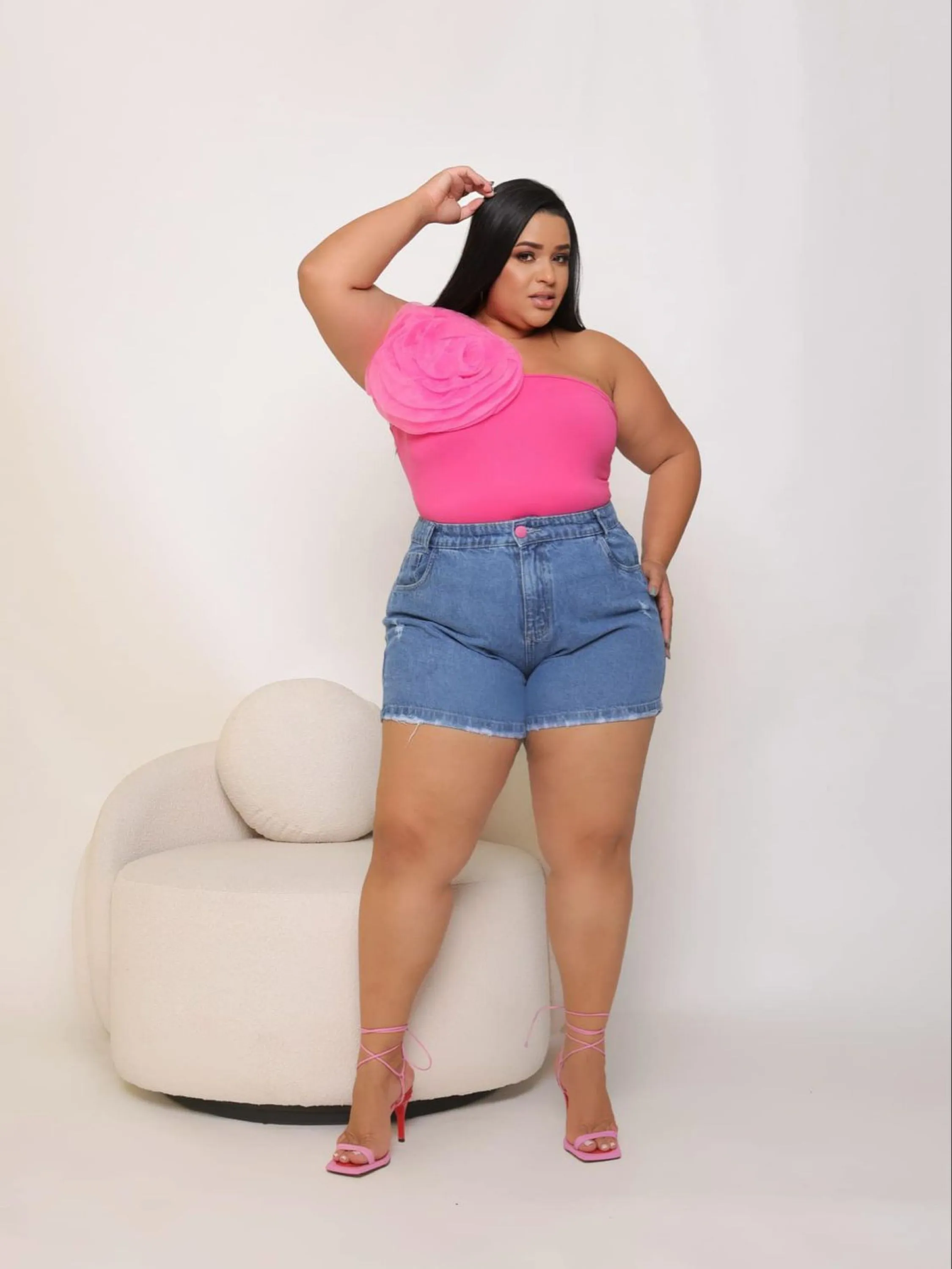 Short jeans plus size