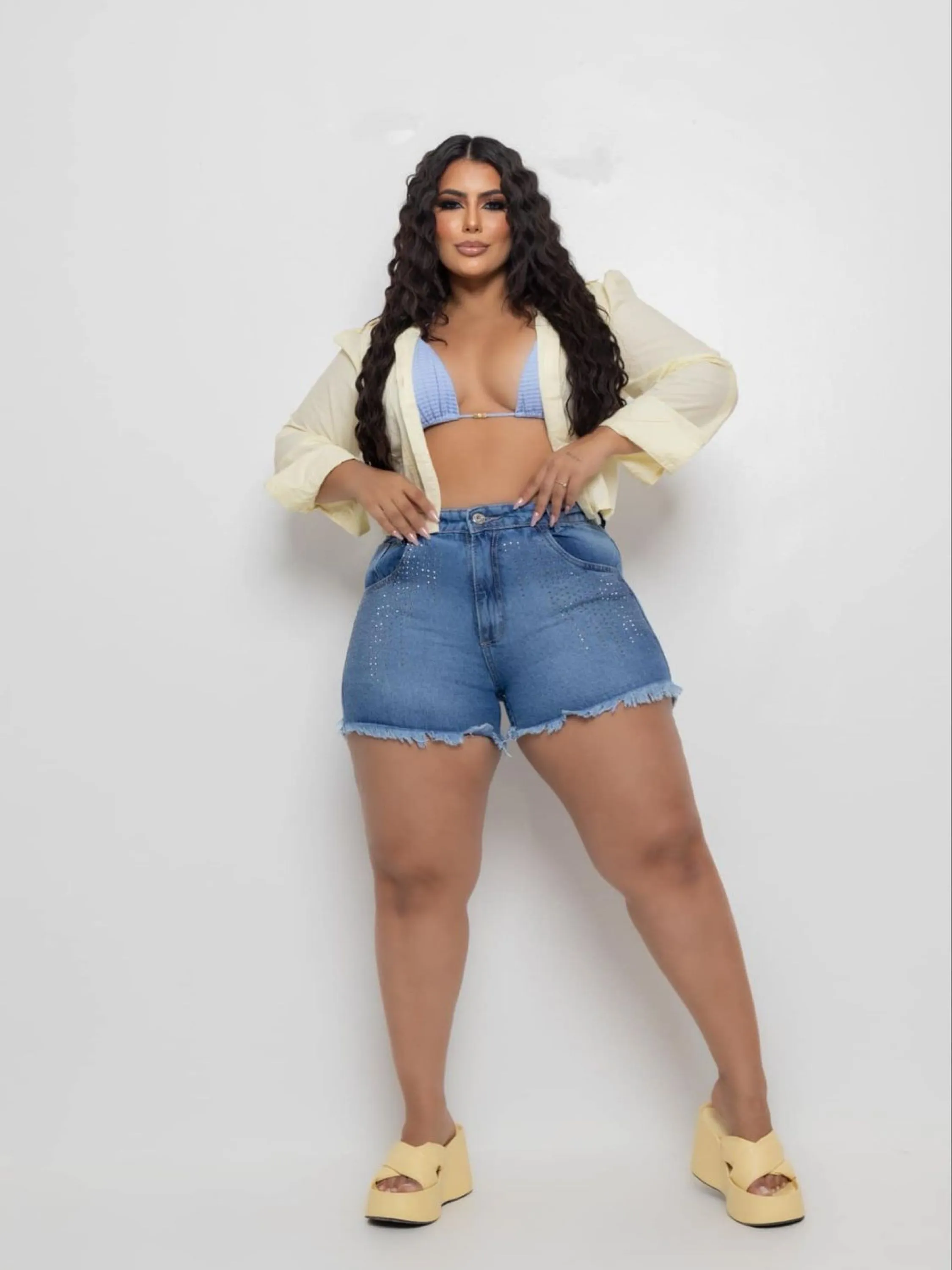 Short jeans plus size