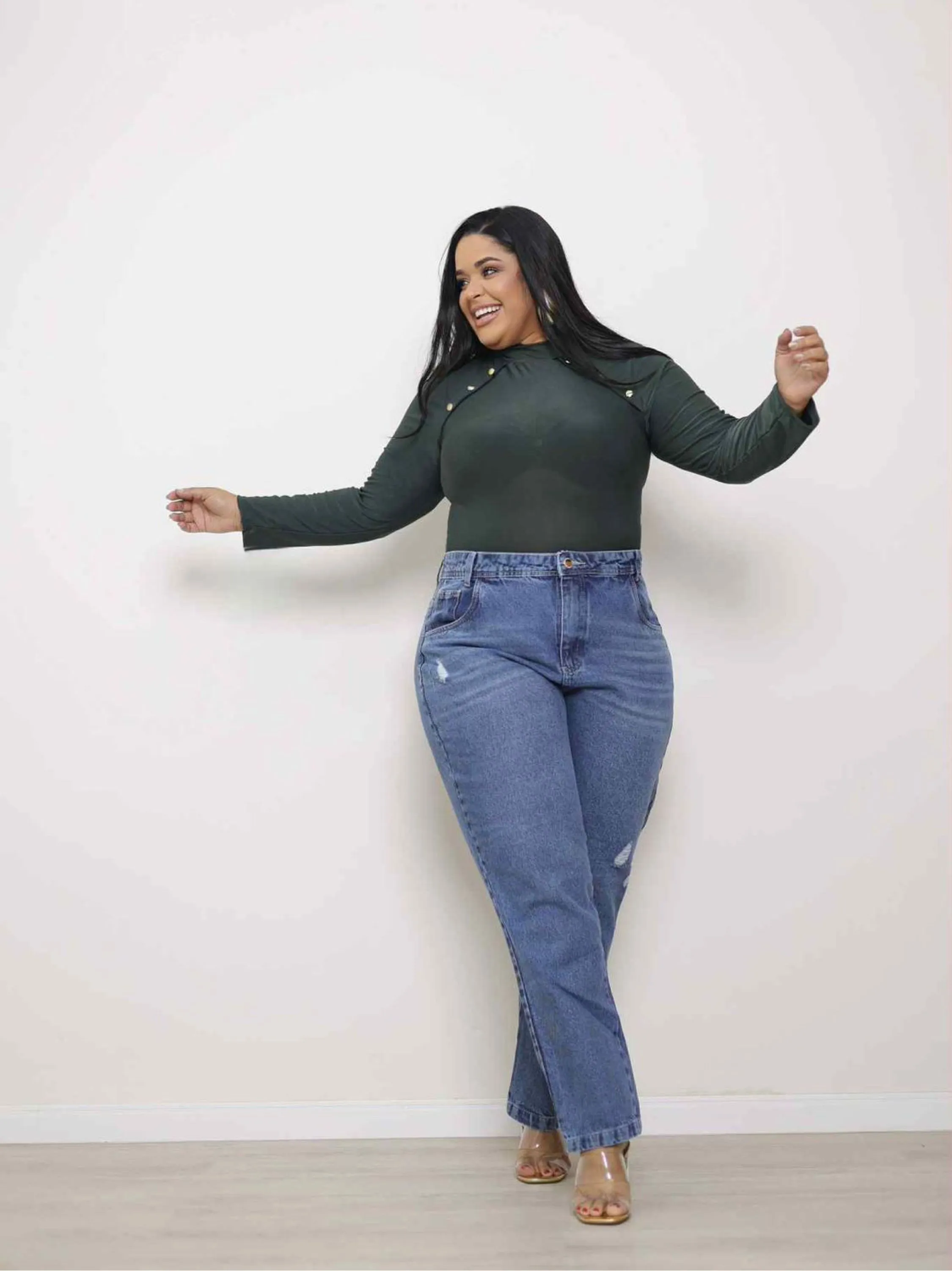 Calça mom jeans