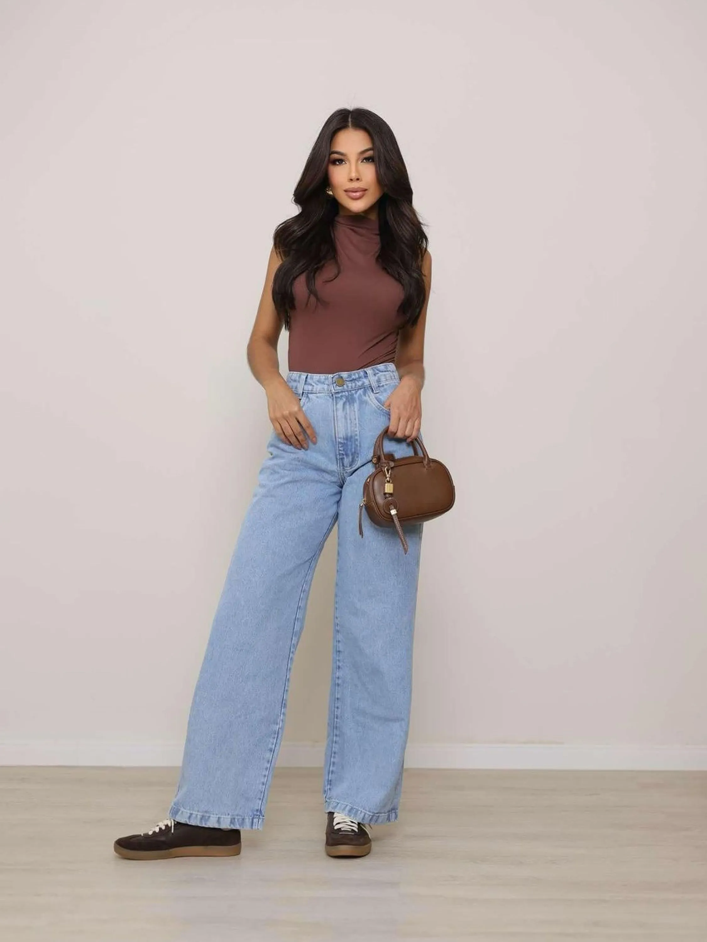 Calca wide leg