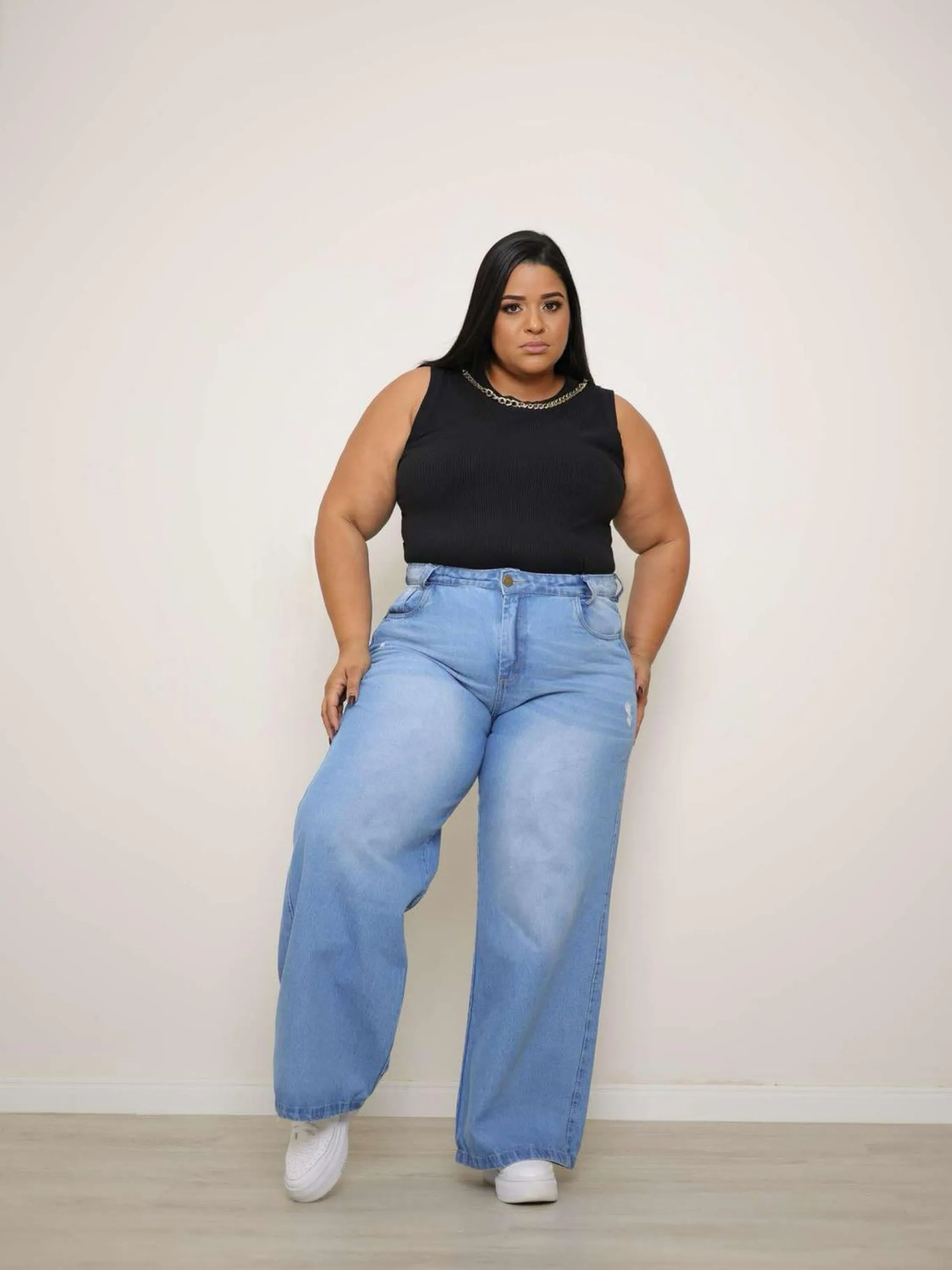 Calça jeans plus size