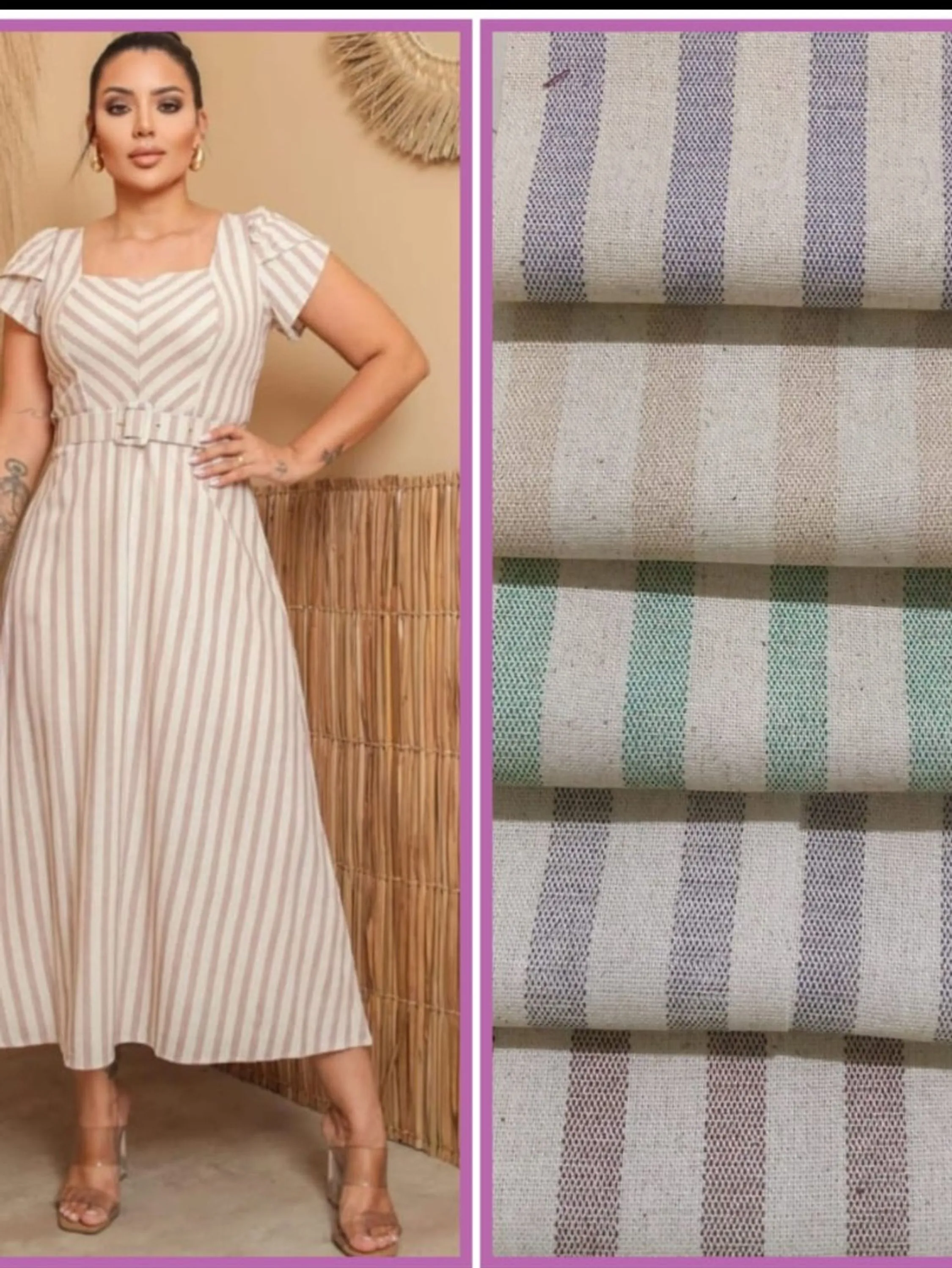 Vestido em linho