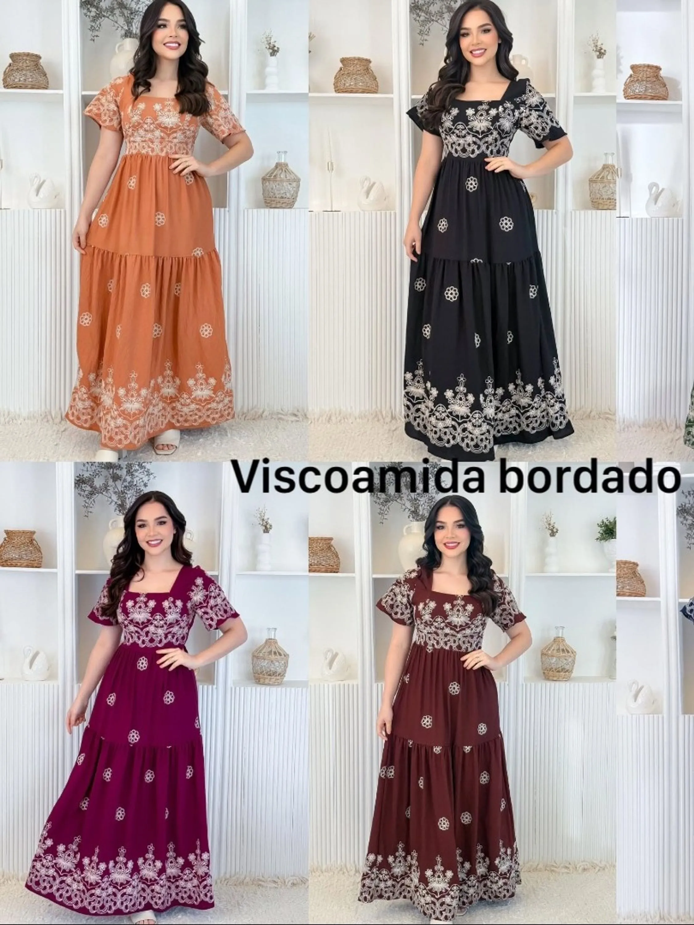 Vestido bordado