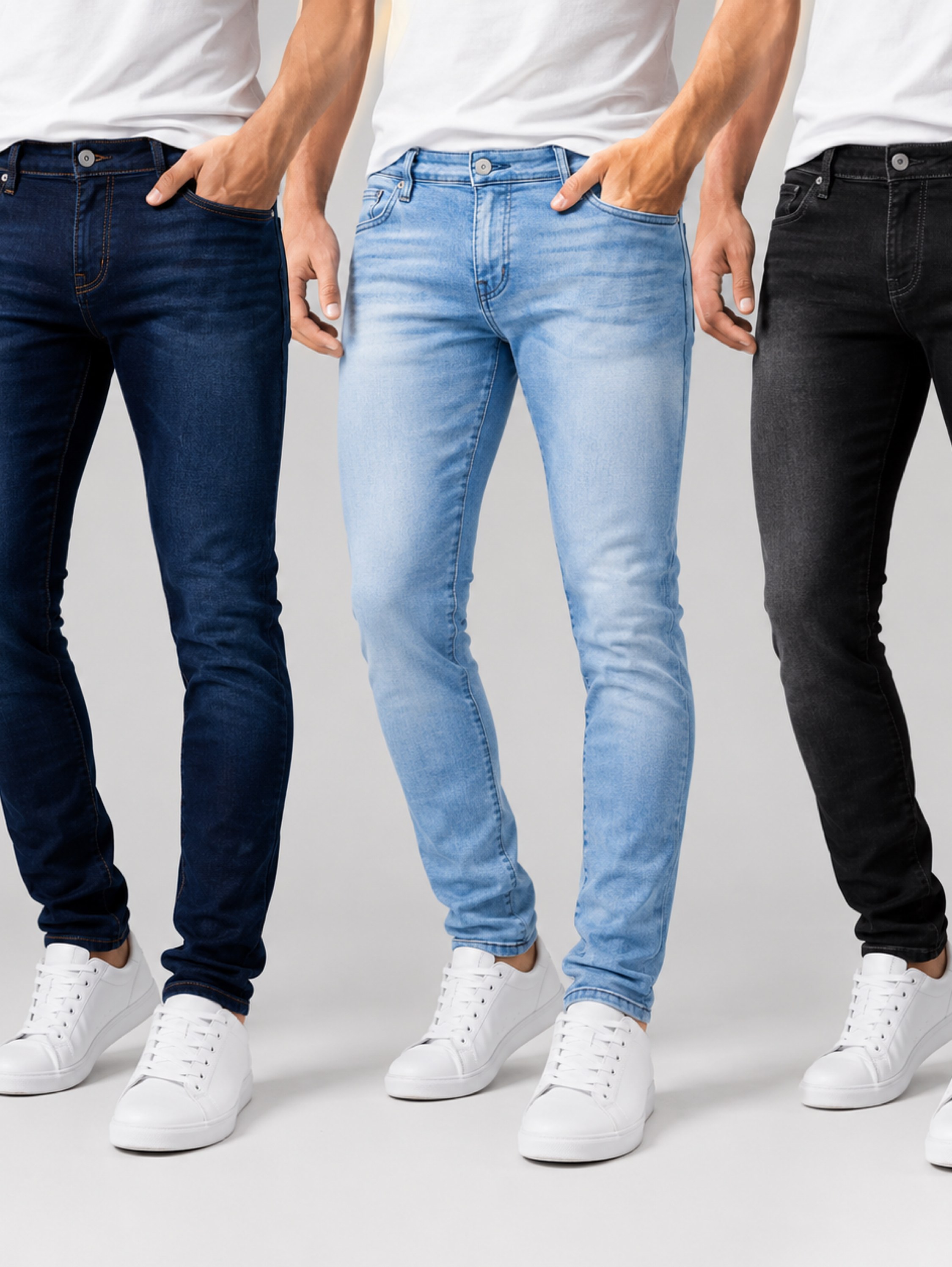 Kit 6 Calças Jeans Masculinas Lycra Premium Atacado
