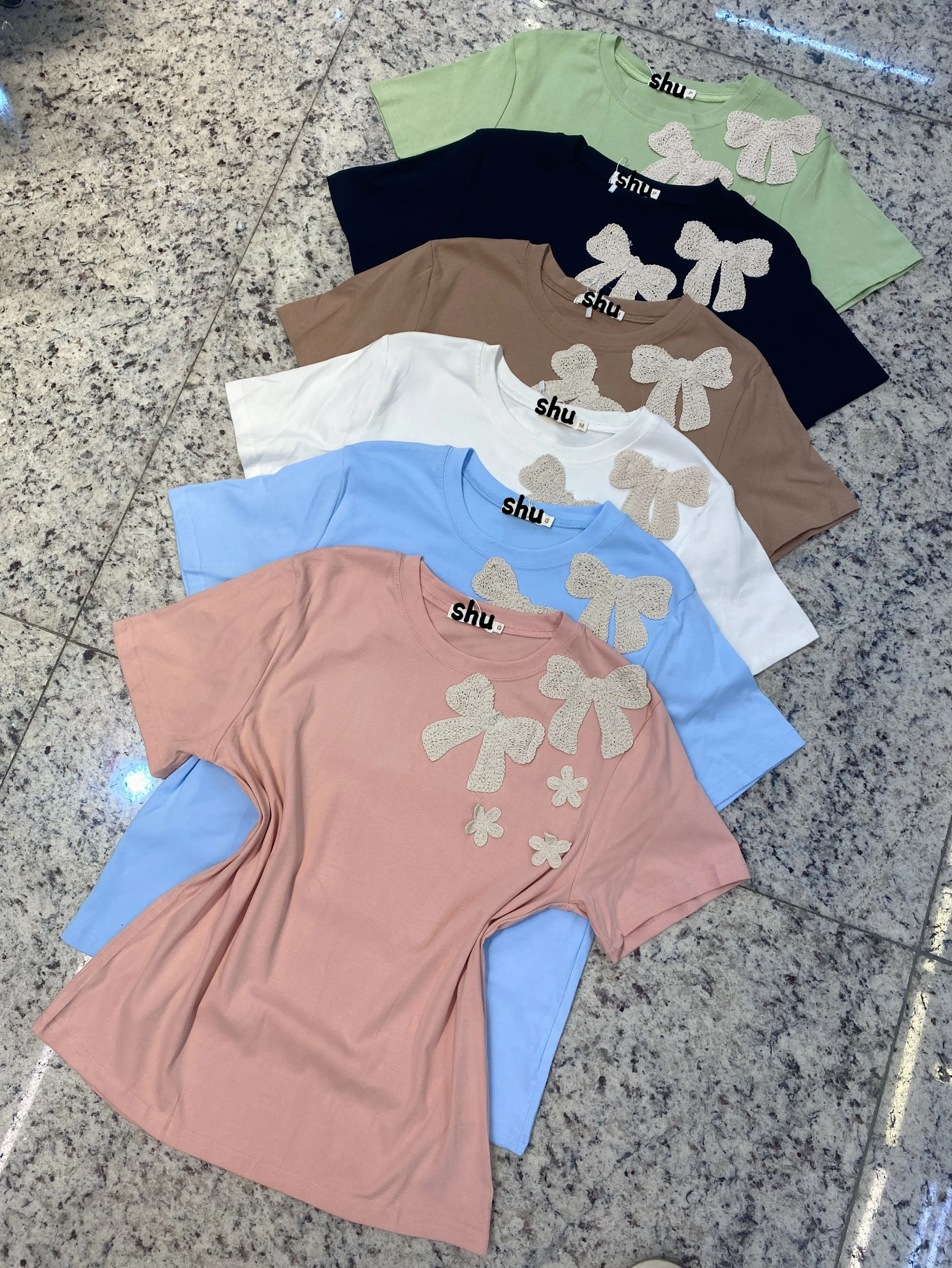 T-shirt manga curta shu loja