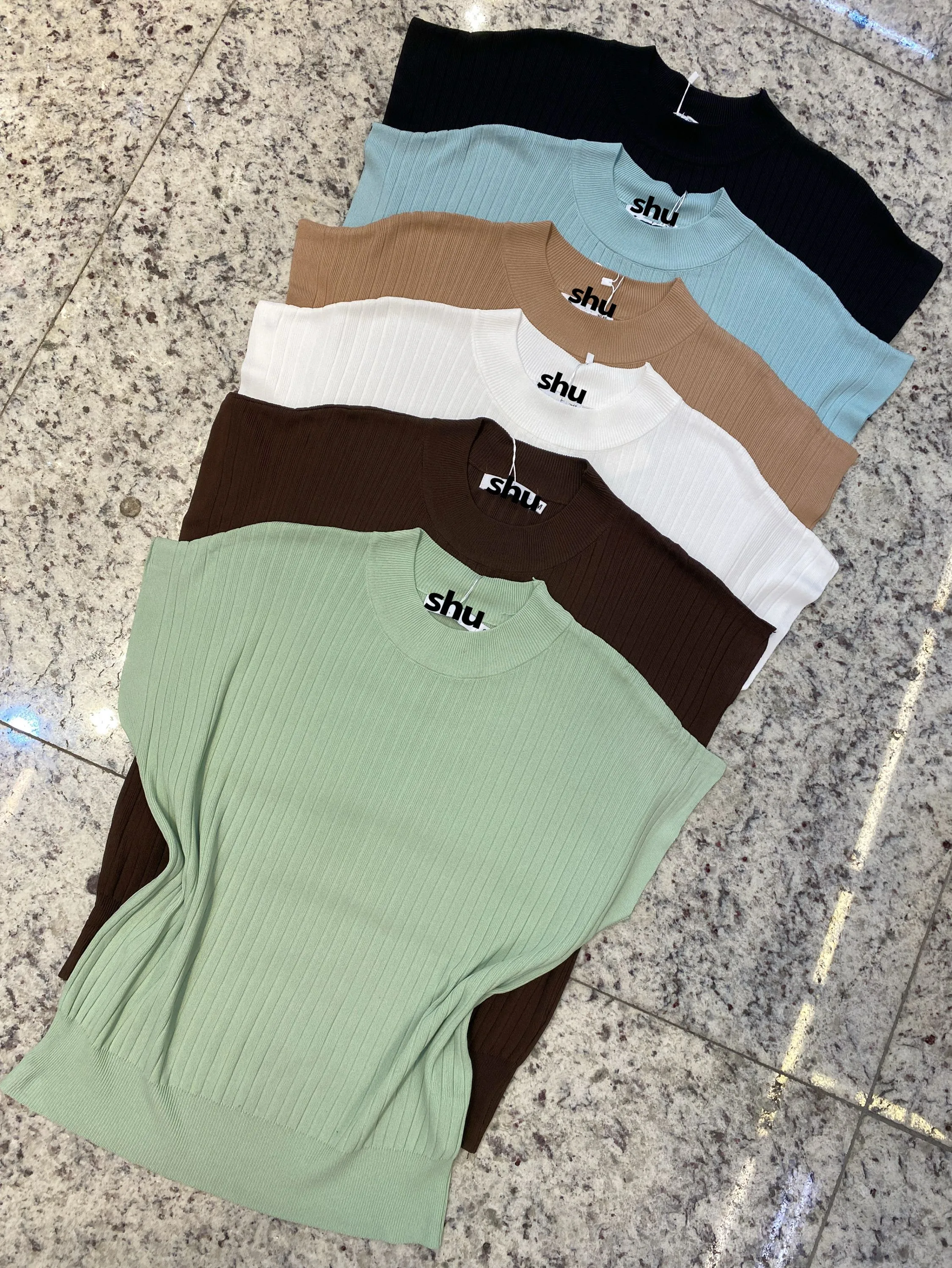 blusa de modal Mangas morcego shu loja