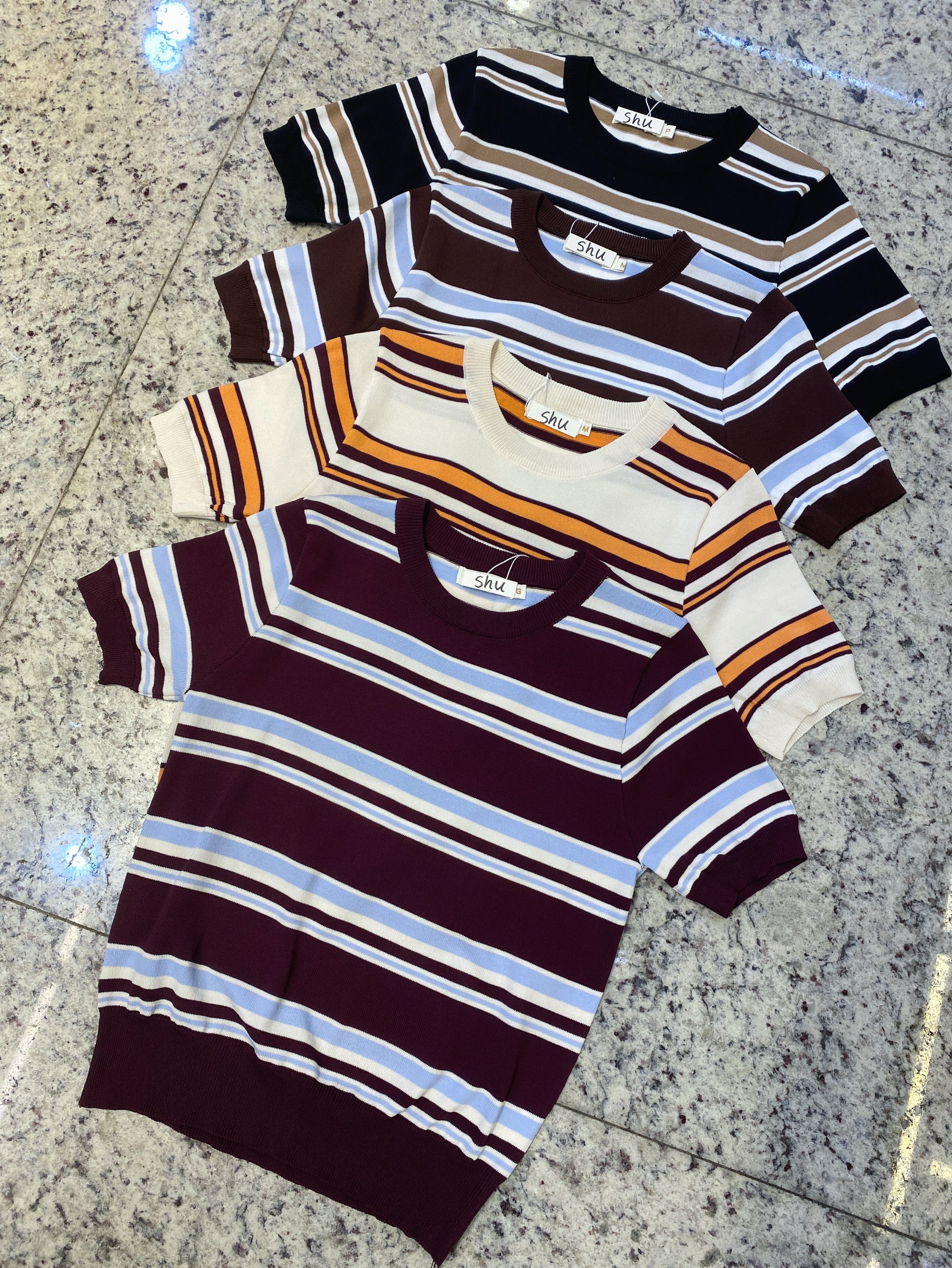 blusa de modal manga curta importado shu loja