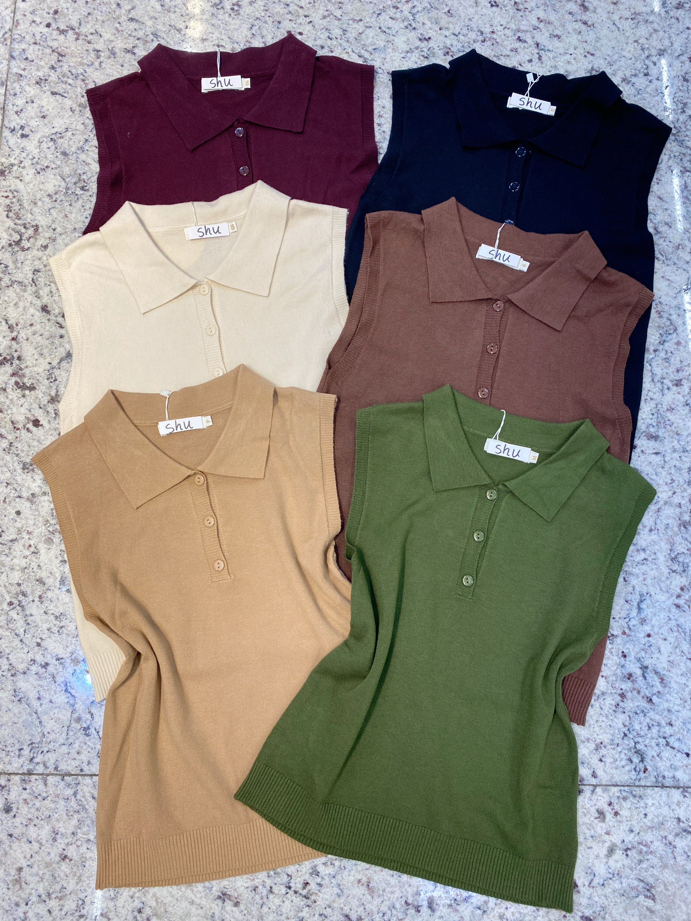 blusa de modal sem manga shu loja