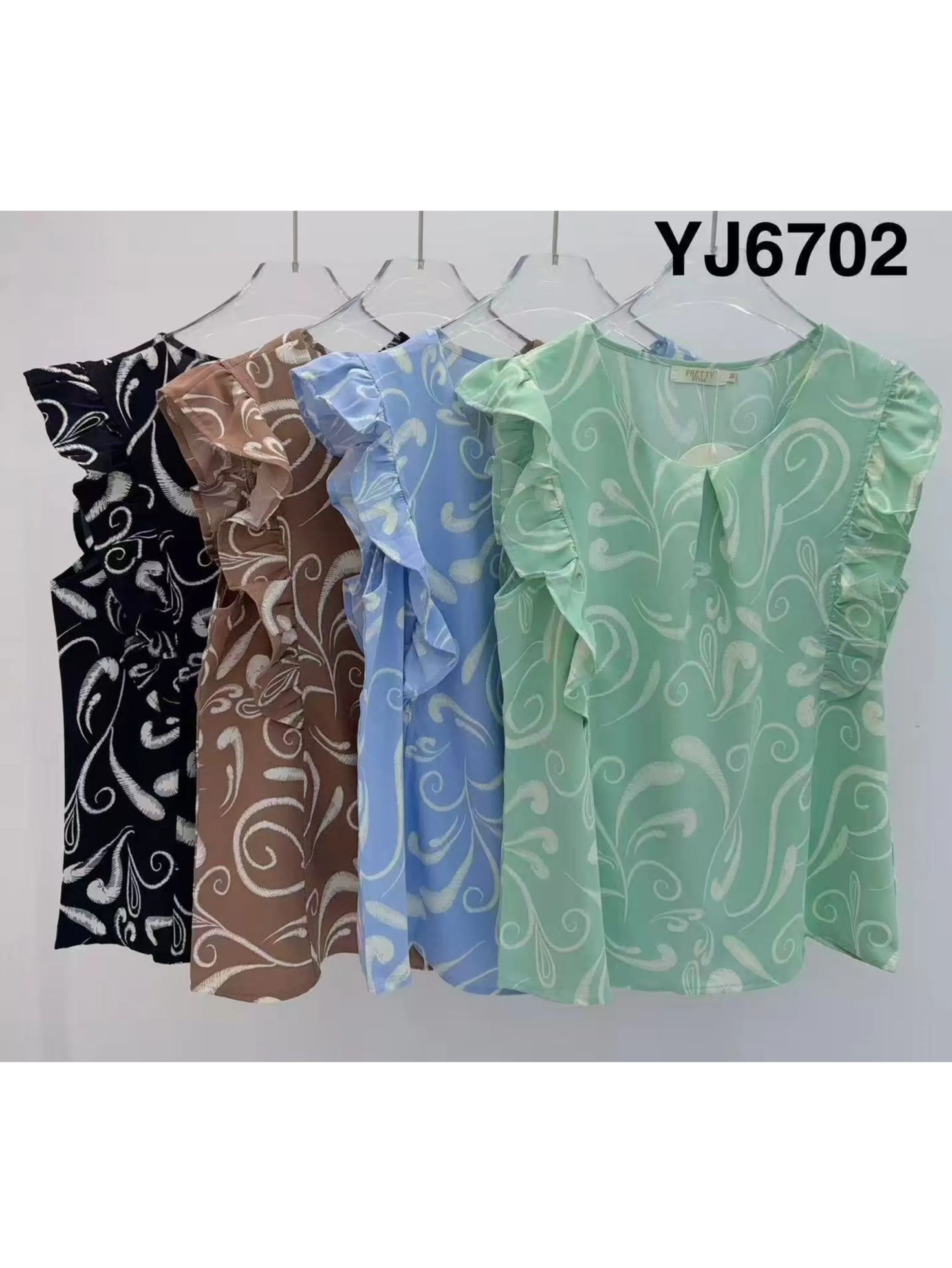 blusa estampado manga curta shu loja