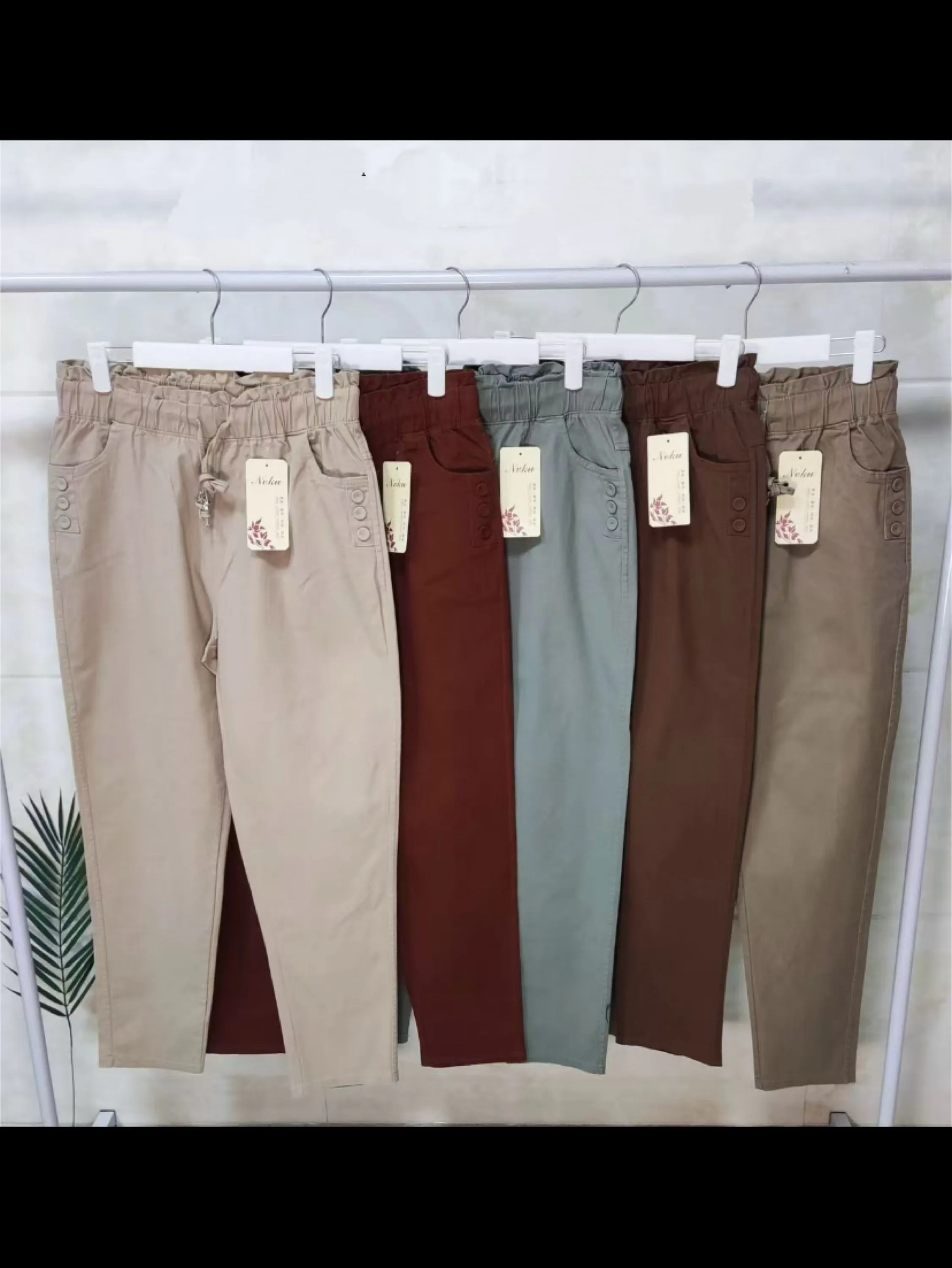 calça capri com elastano shu loja