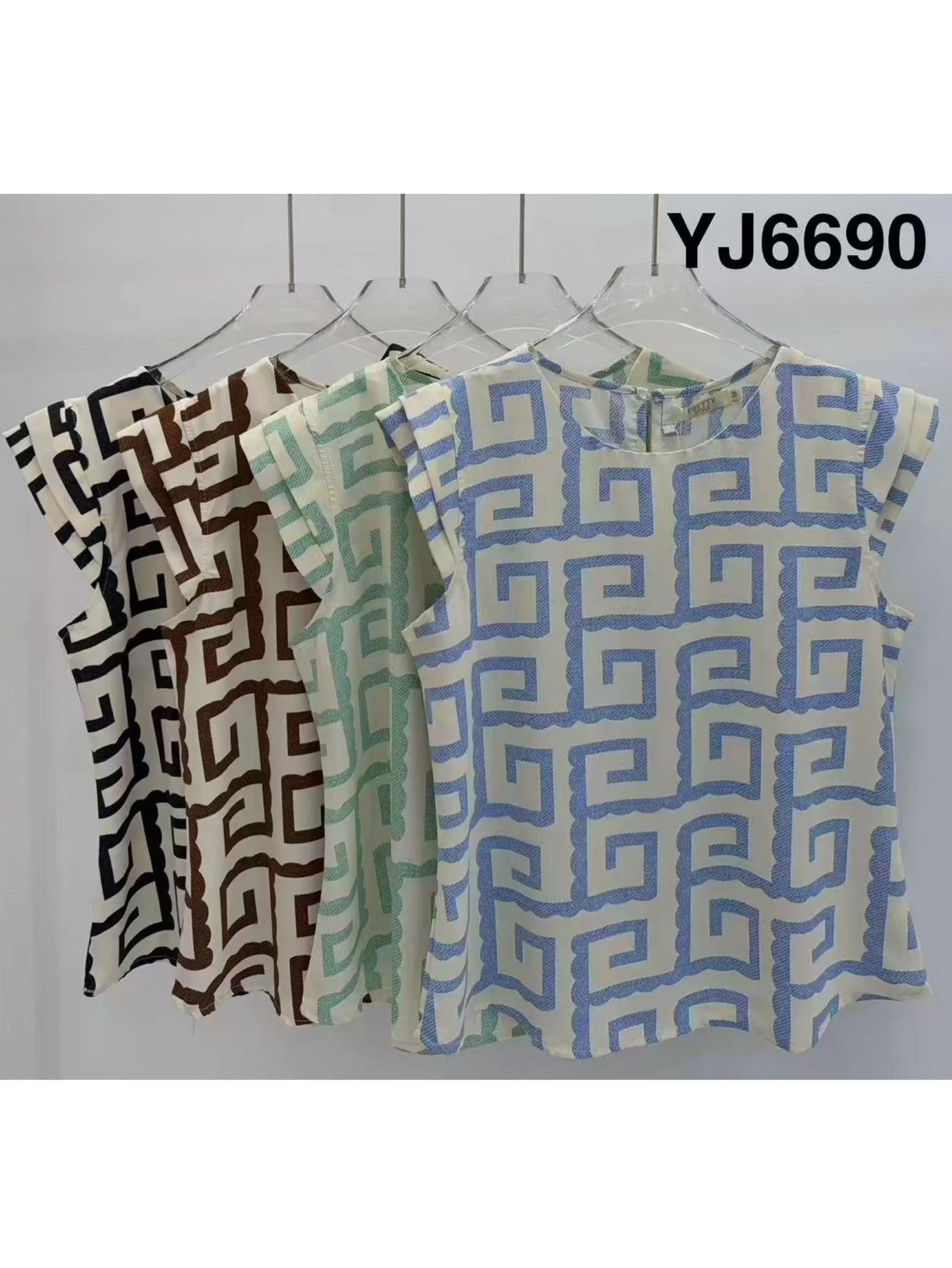 blusa estampado manga curta shu loja