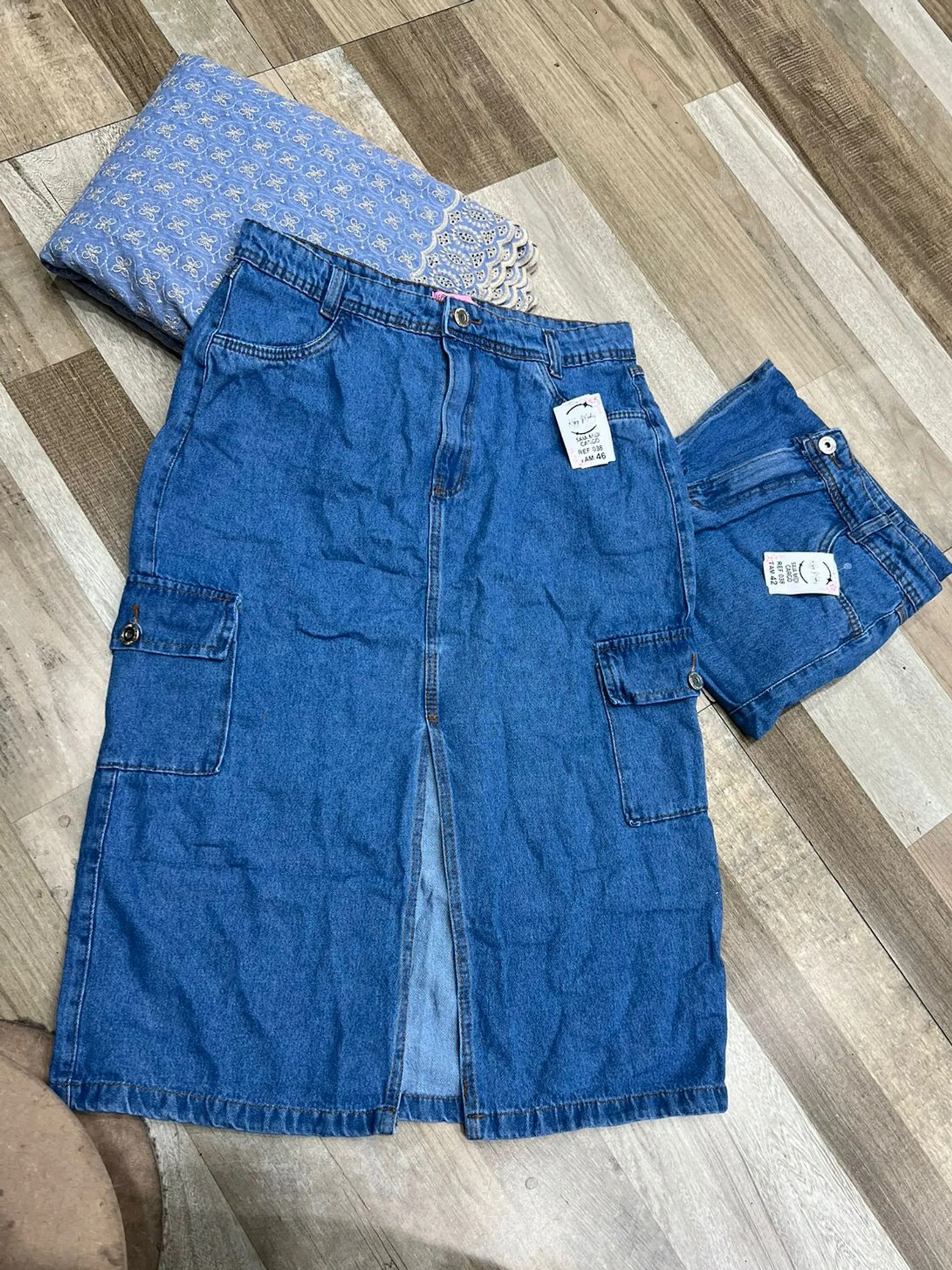 Saia Jeans Feminina Lisa