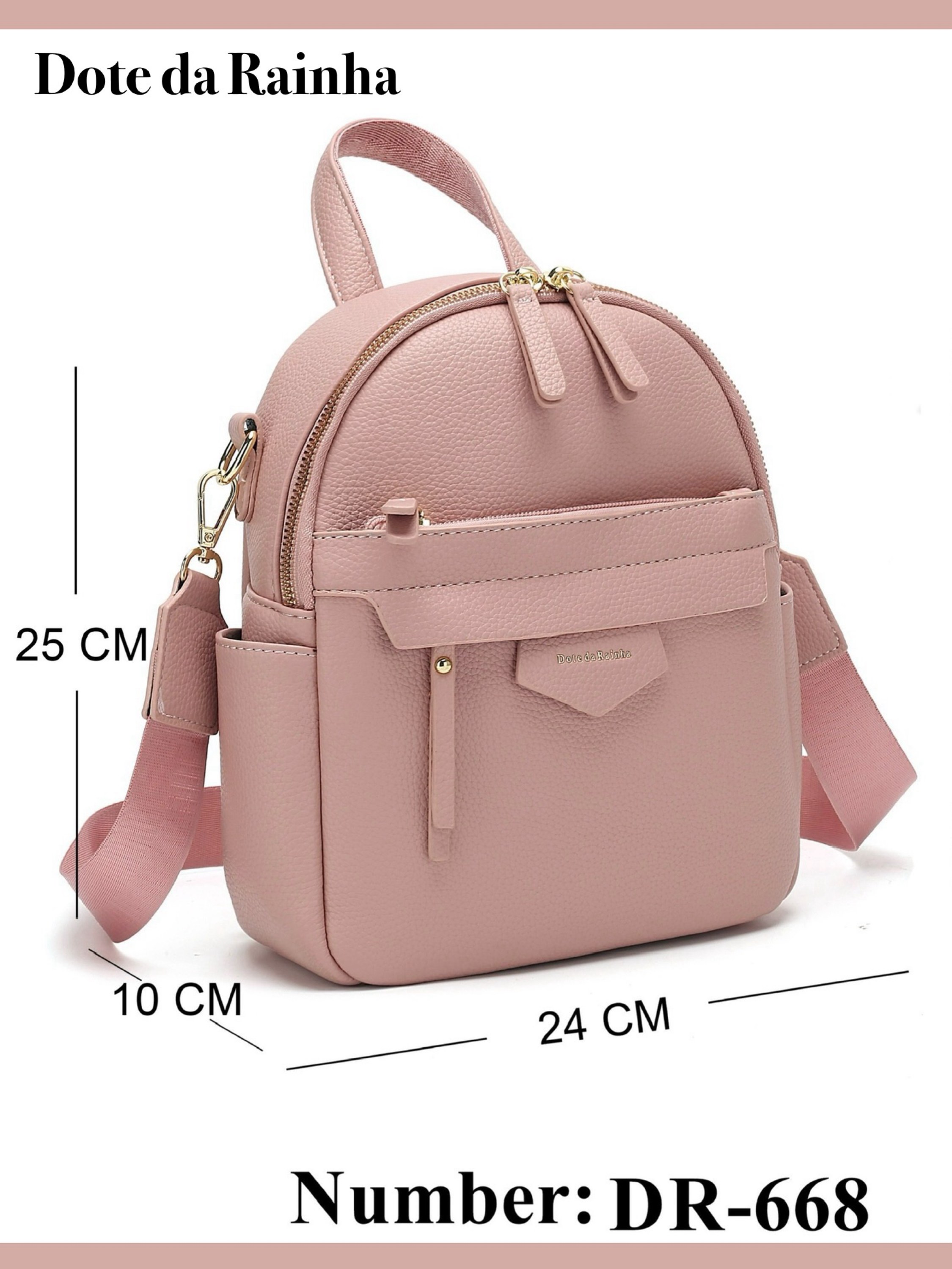 Mochila pequeno multifuncional elegante