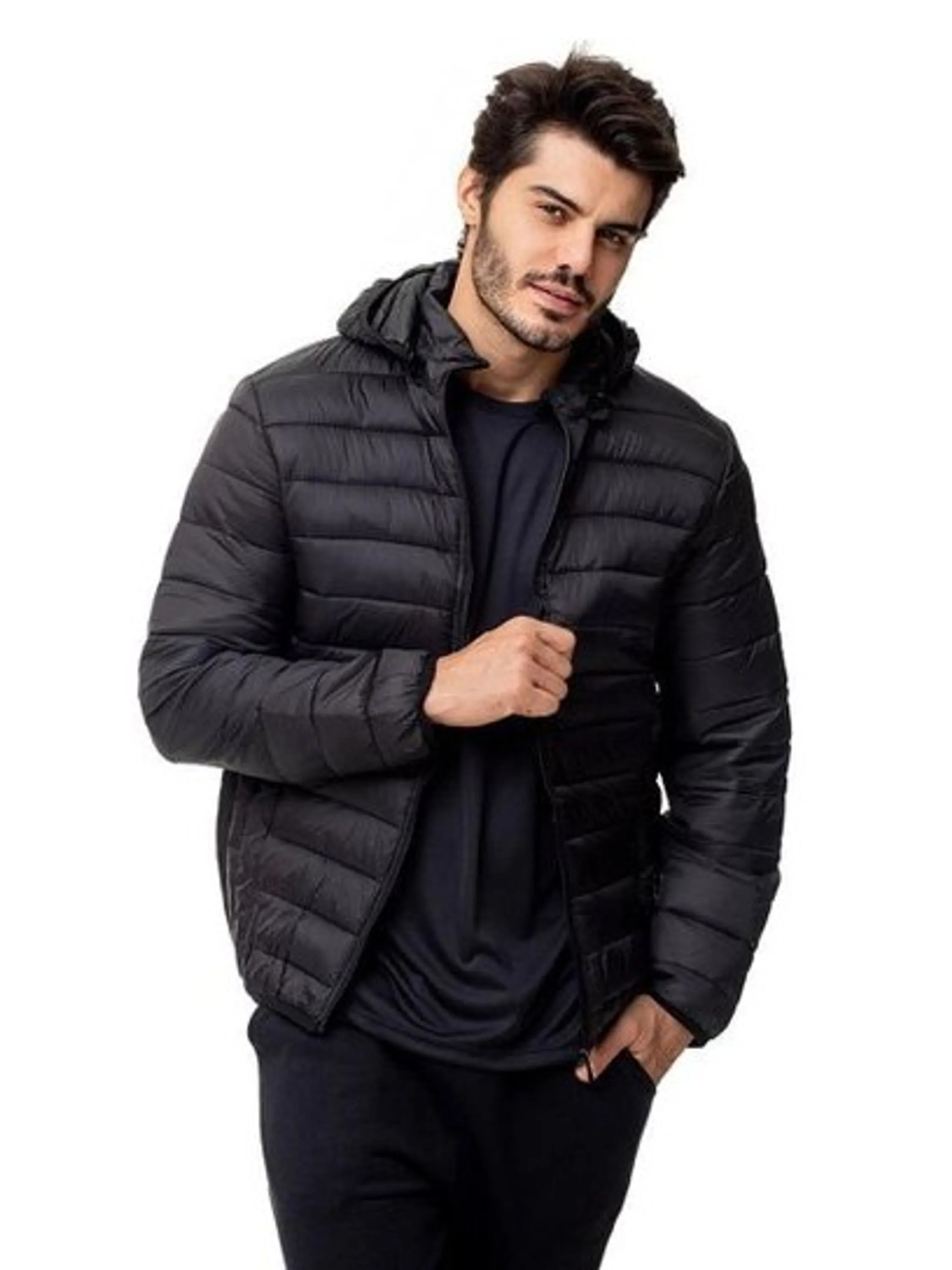 Jaqueta Puffer Bobojaco Impermeável de Frio Intenso Blusa Masculina*