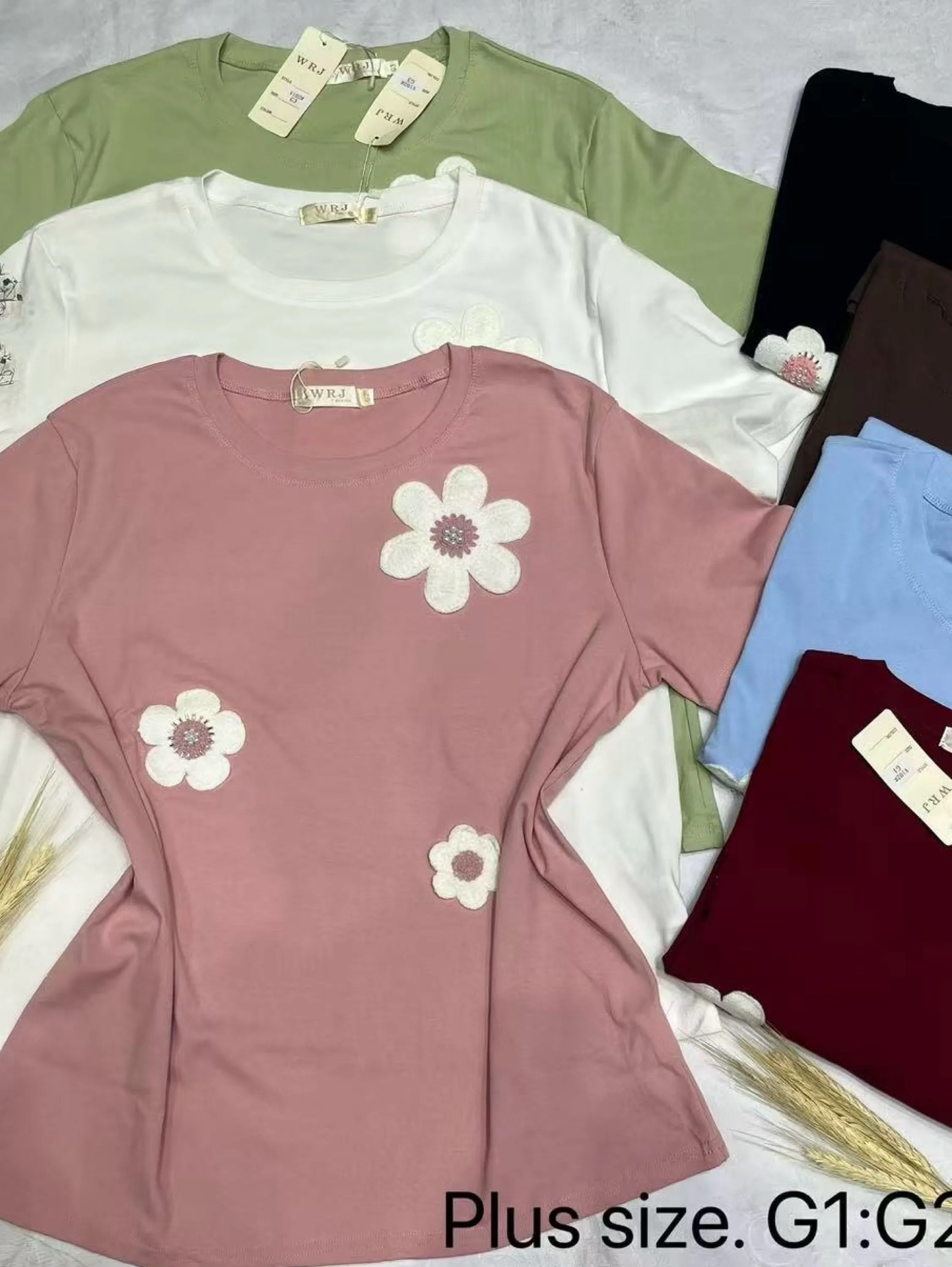 Blusa algodão plus