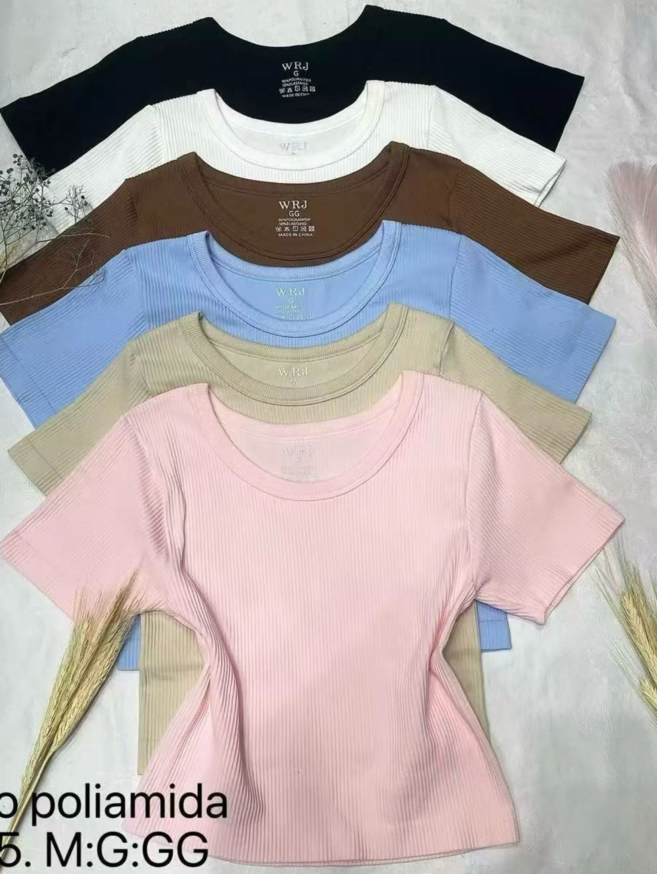 Blusa manga curto