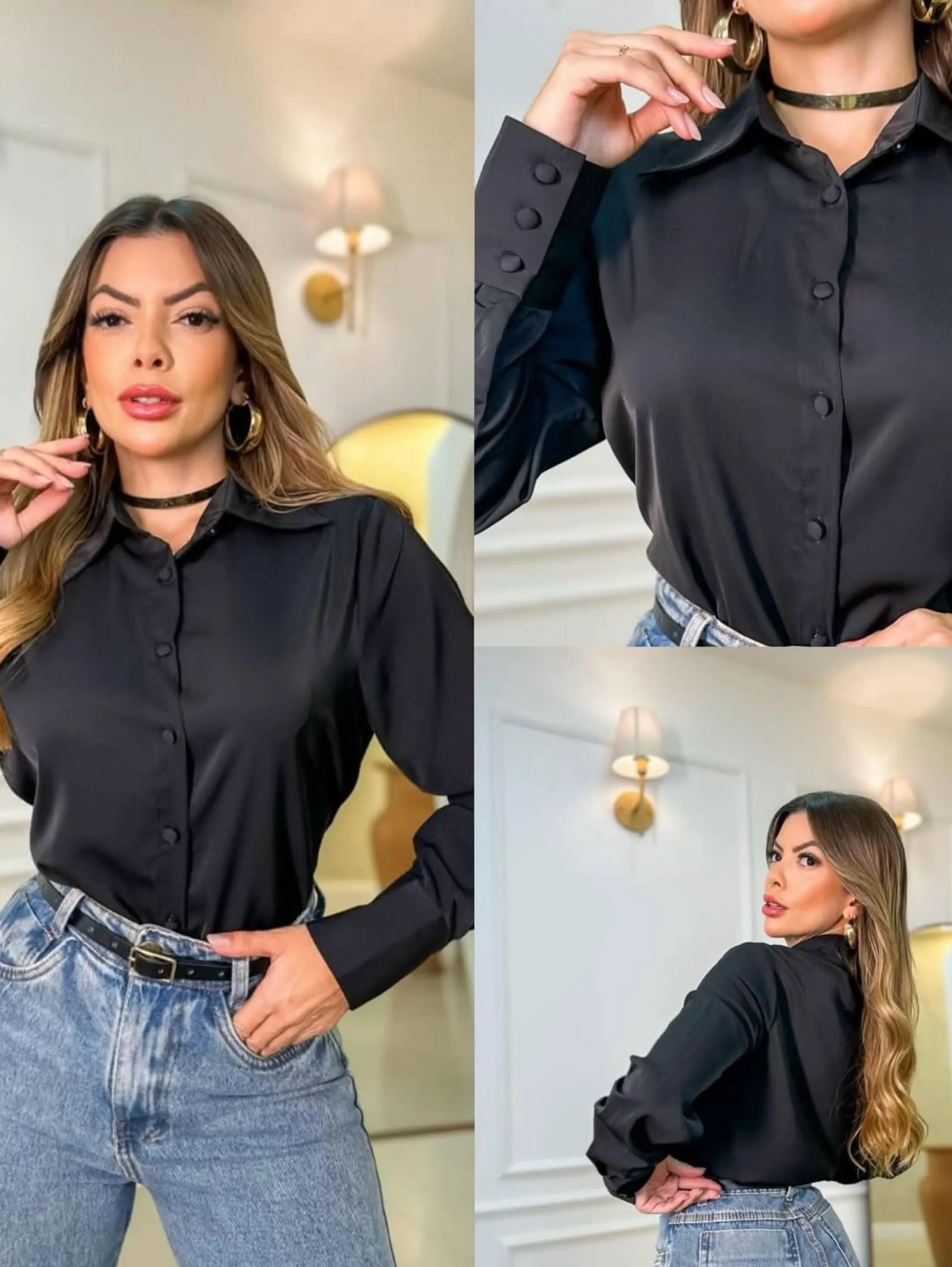Camisa brnaco
