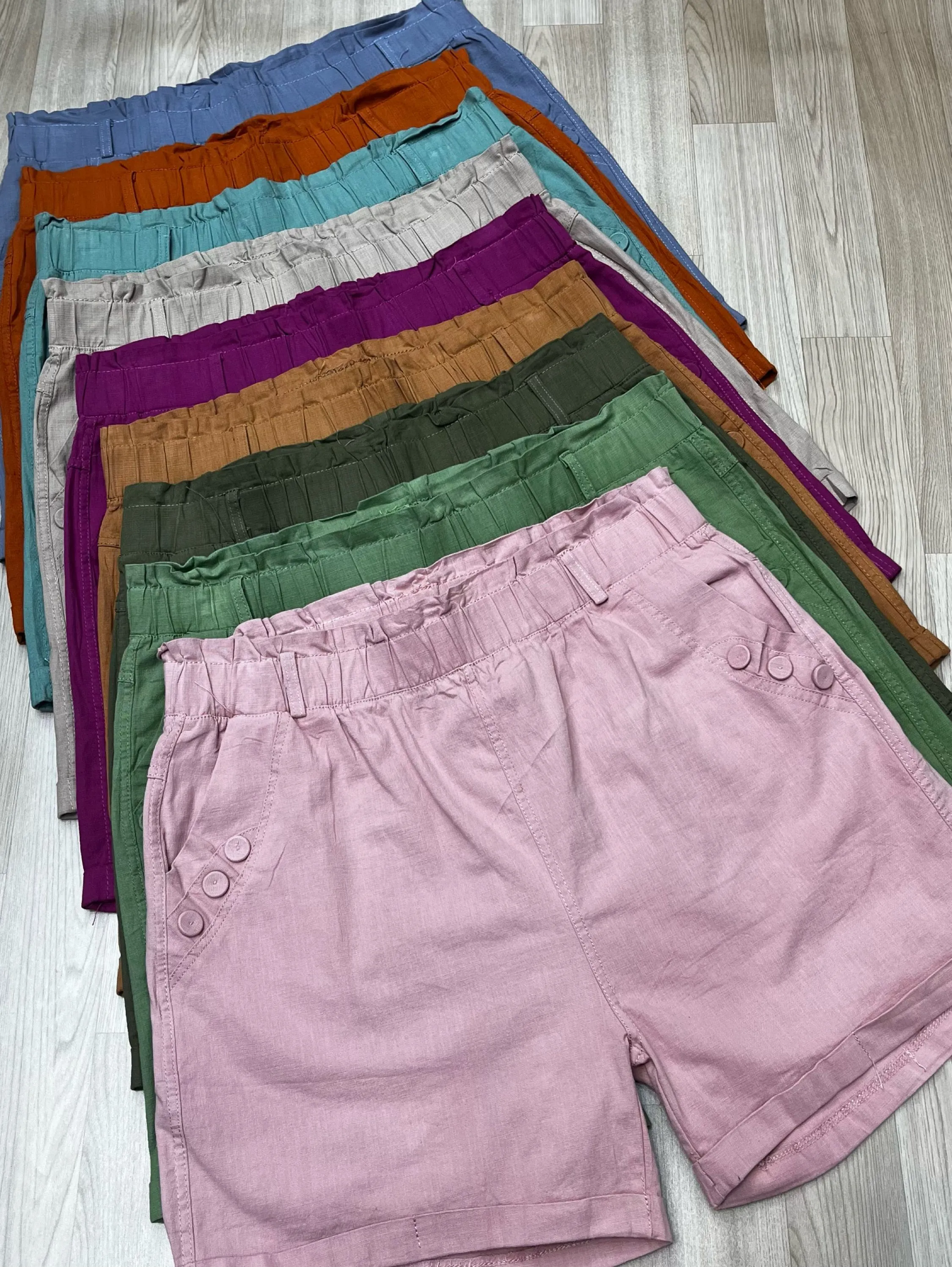 Shorts linho plus