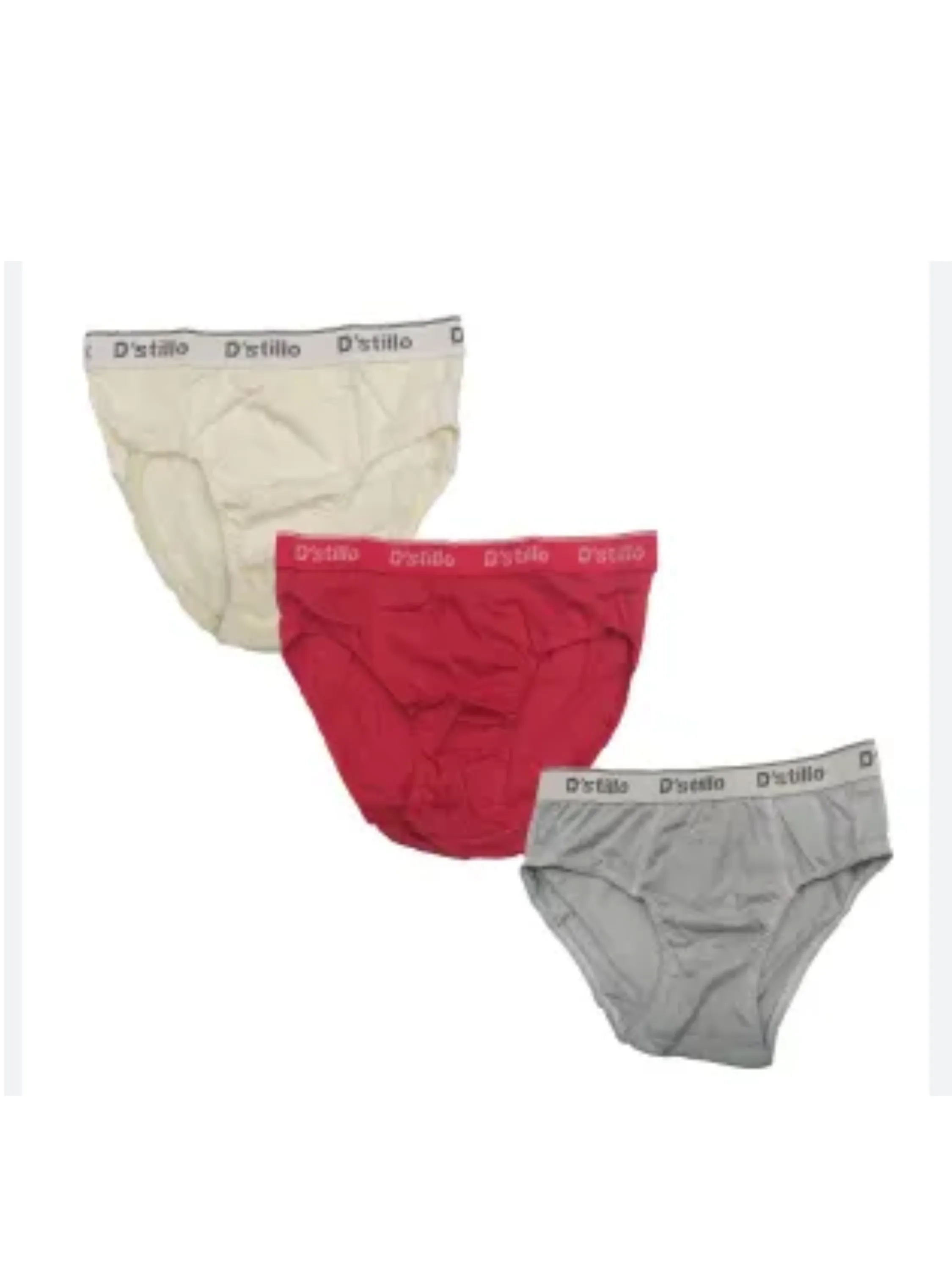 Cueca Juvenil de Slip D'Stillo - Conforto em 100% Algodão!  60 peças