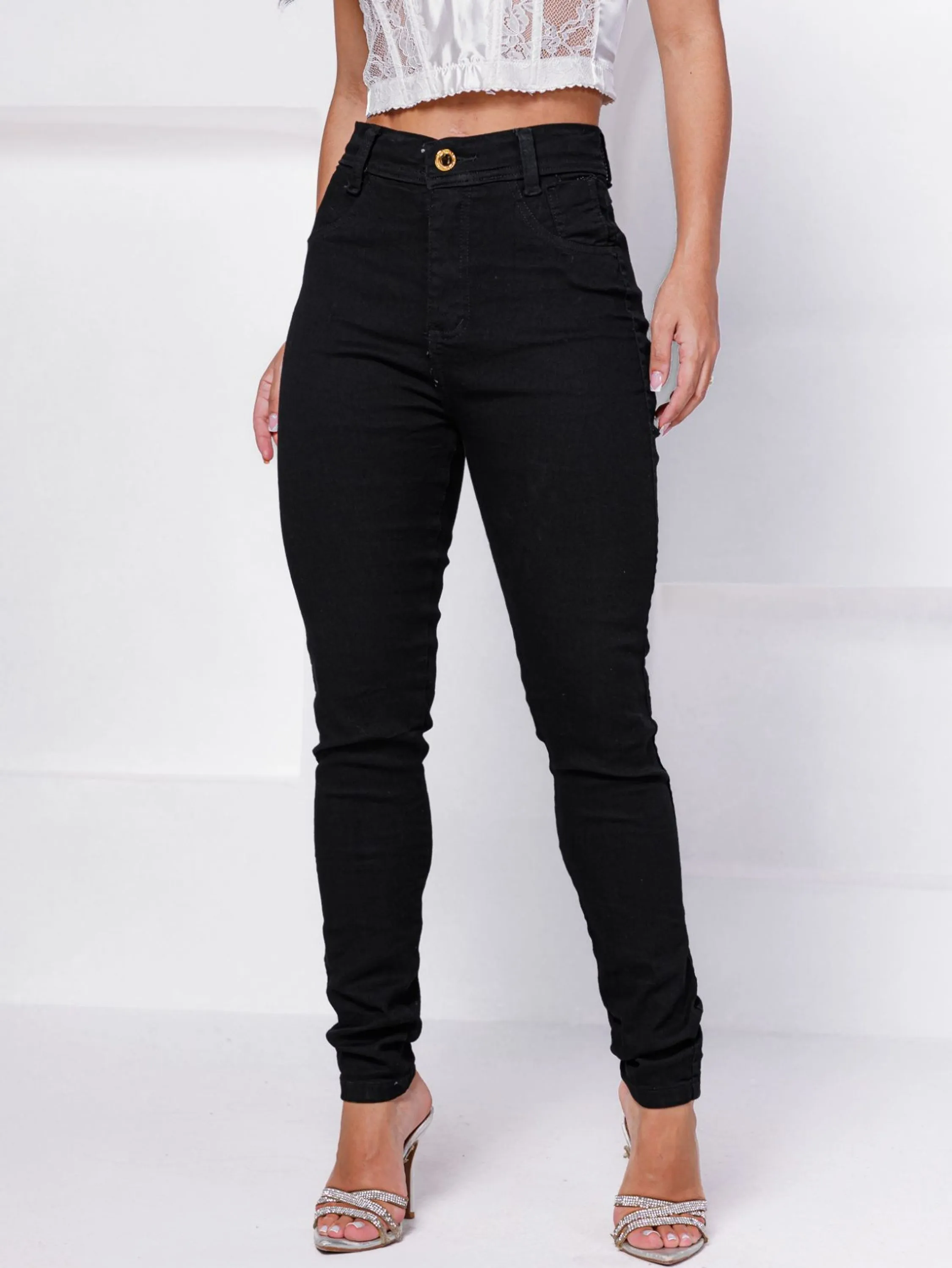 CALÇA SKINNY LISA BASICA COM ELASTANOS