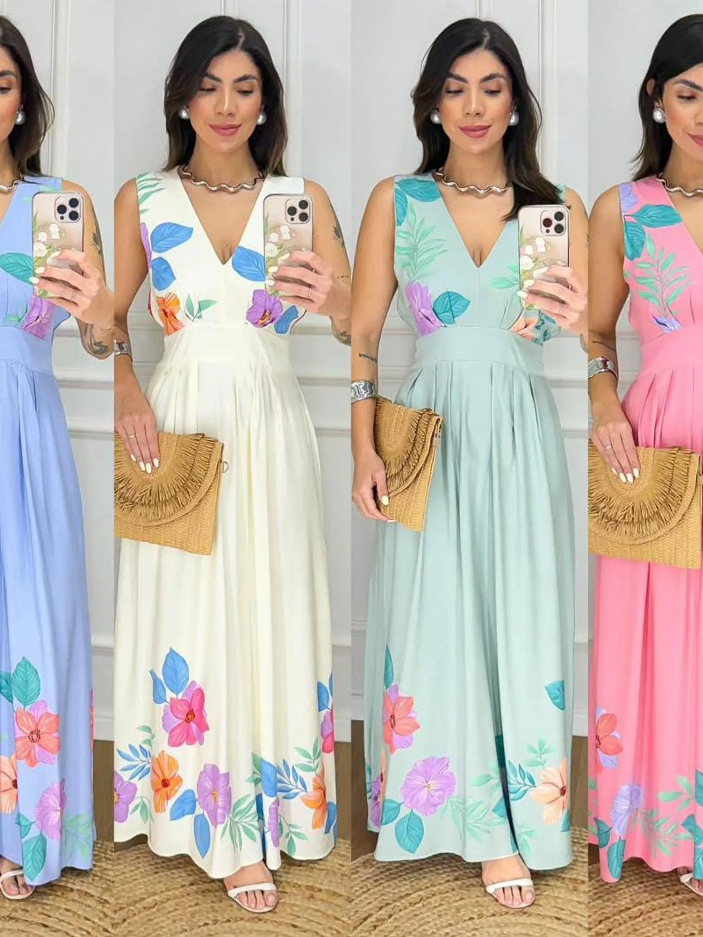 Vestido Longo Alça