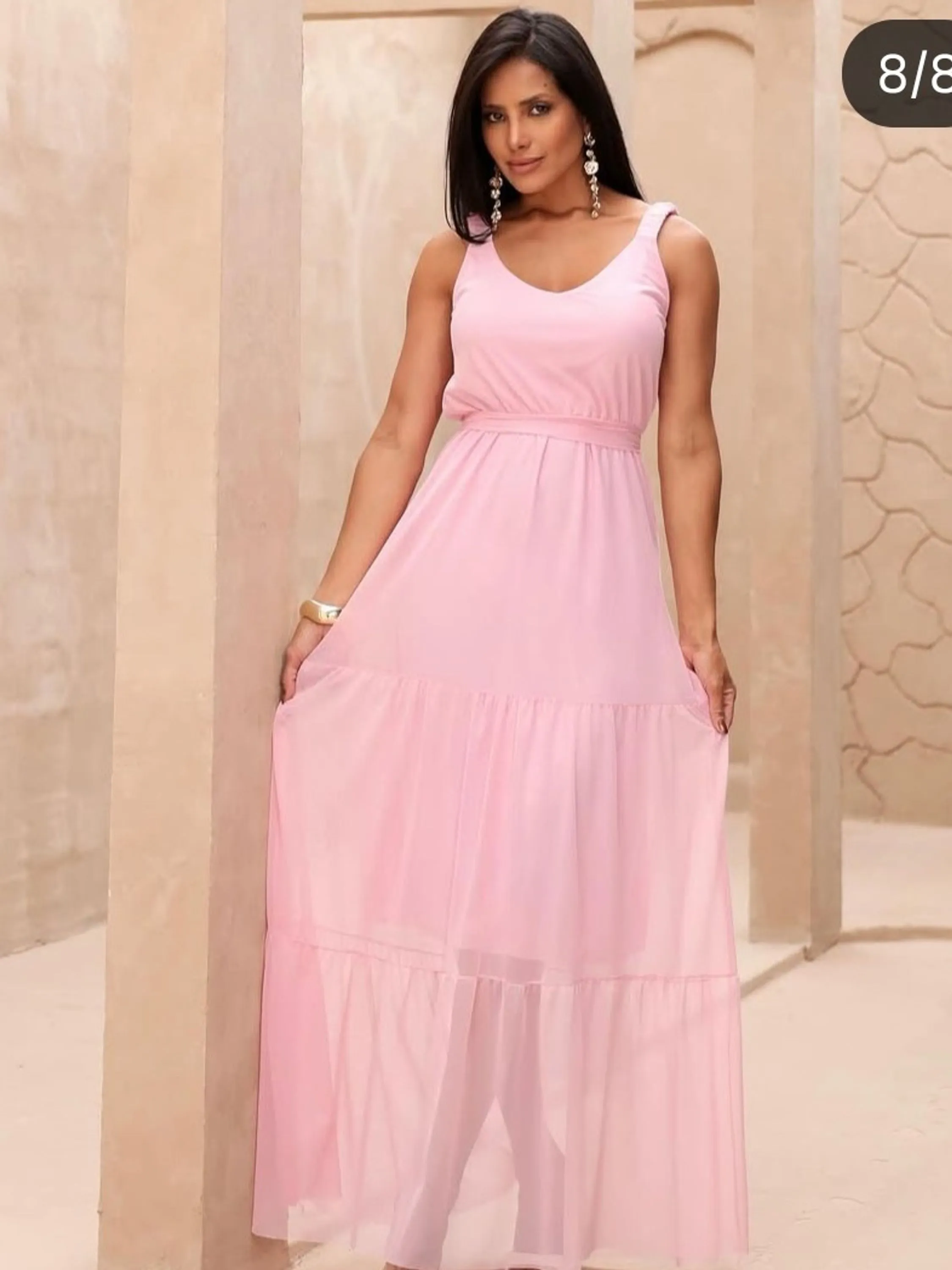 Vestido Longo Alça