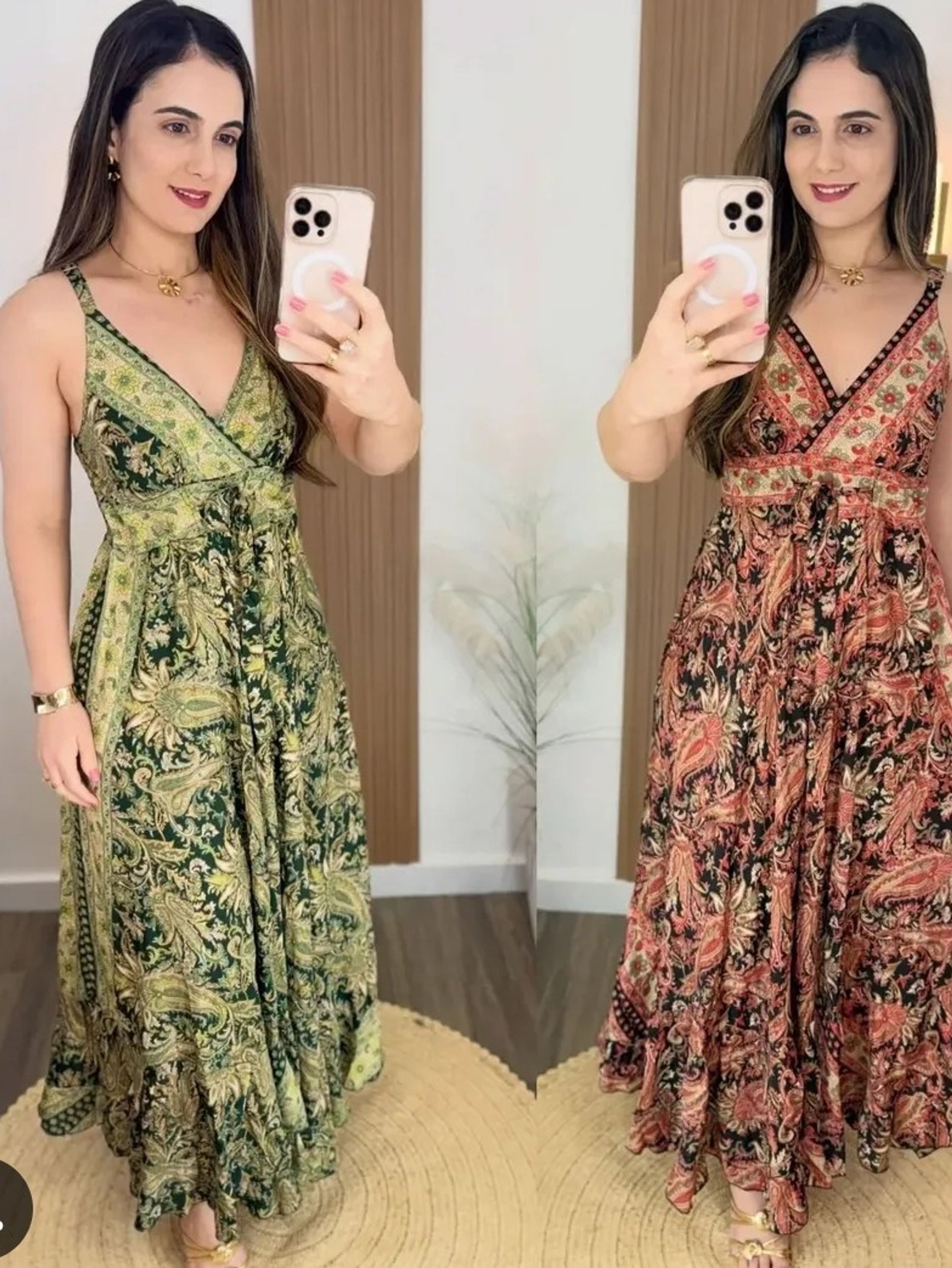 Vestido Longo Indiano