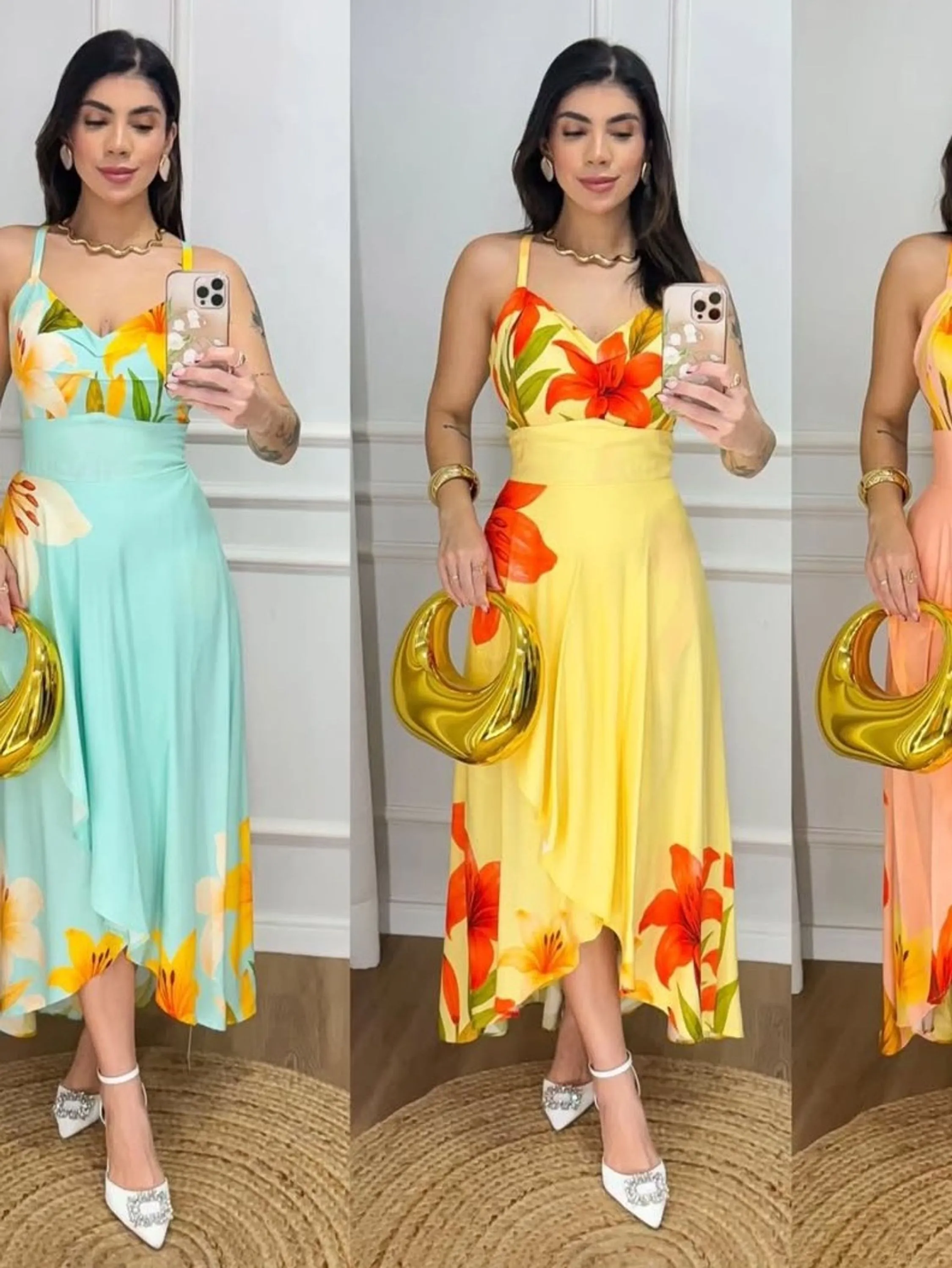 Vestido Longo Alça