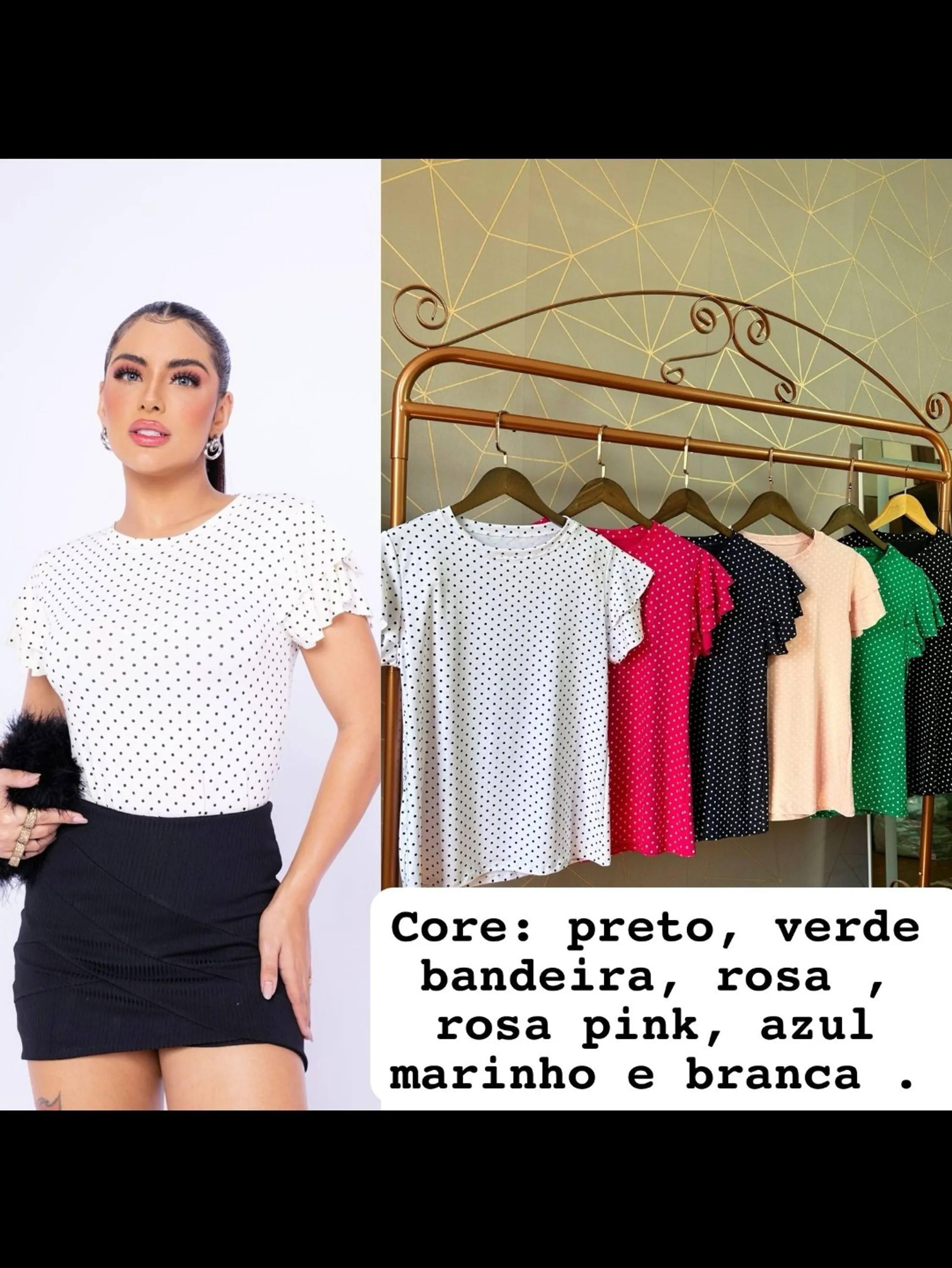 Blusa Manga Curta