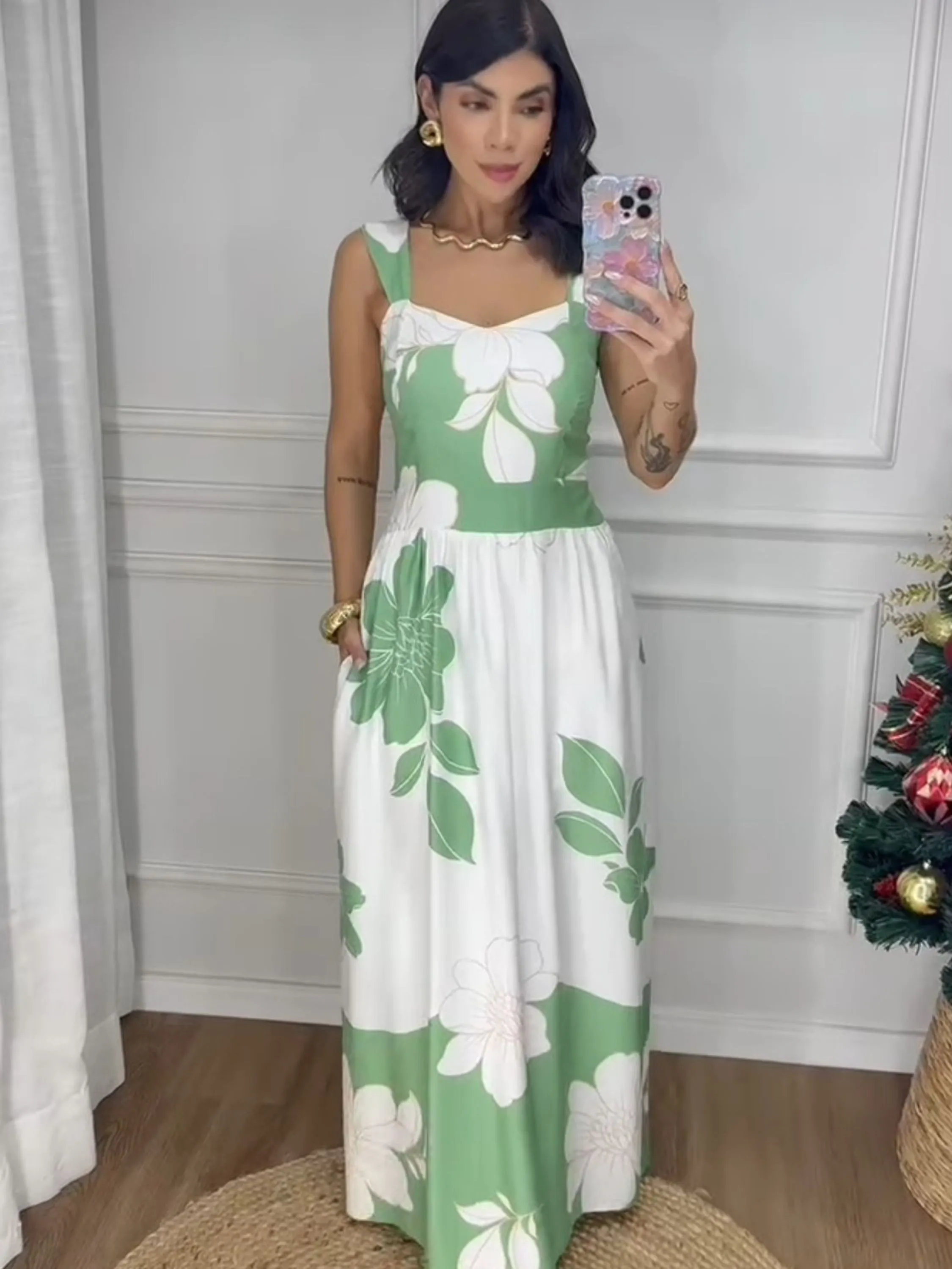 Vestido Longo Alça