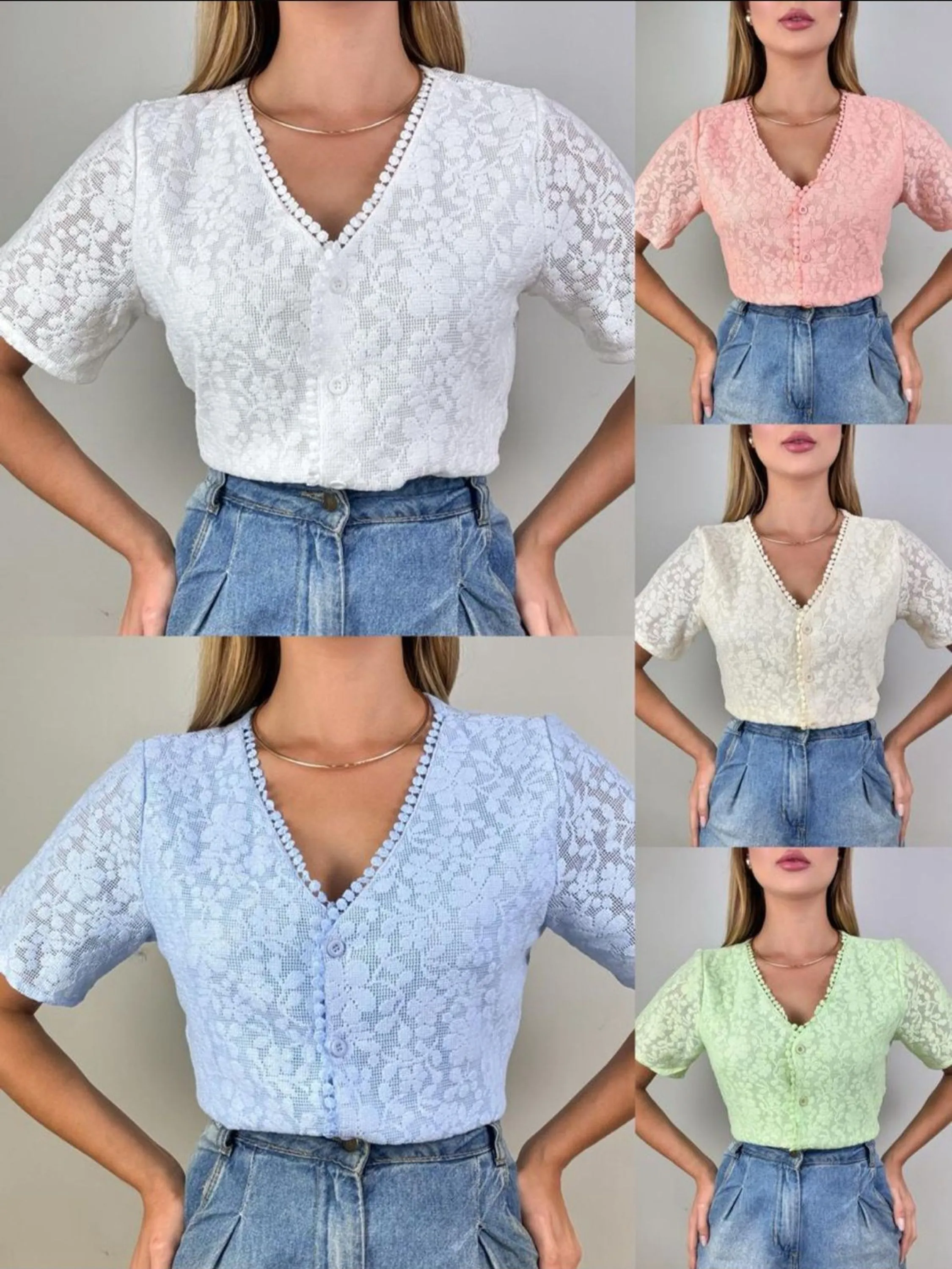 Blusa Manga Curta