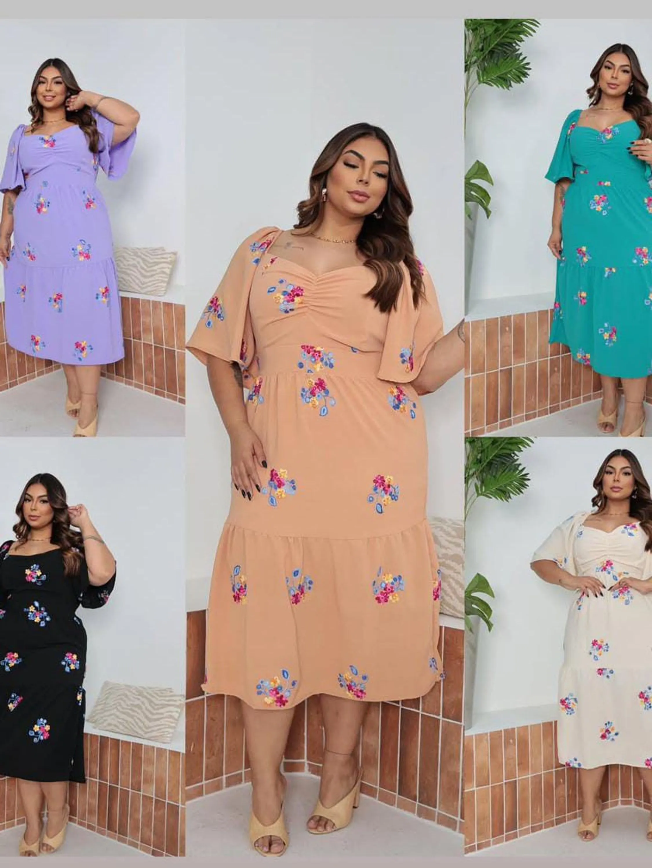 Vestido Midi Plus