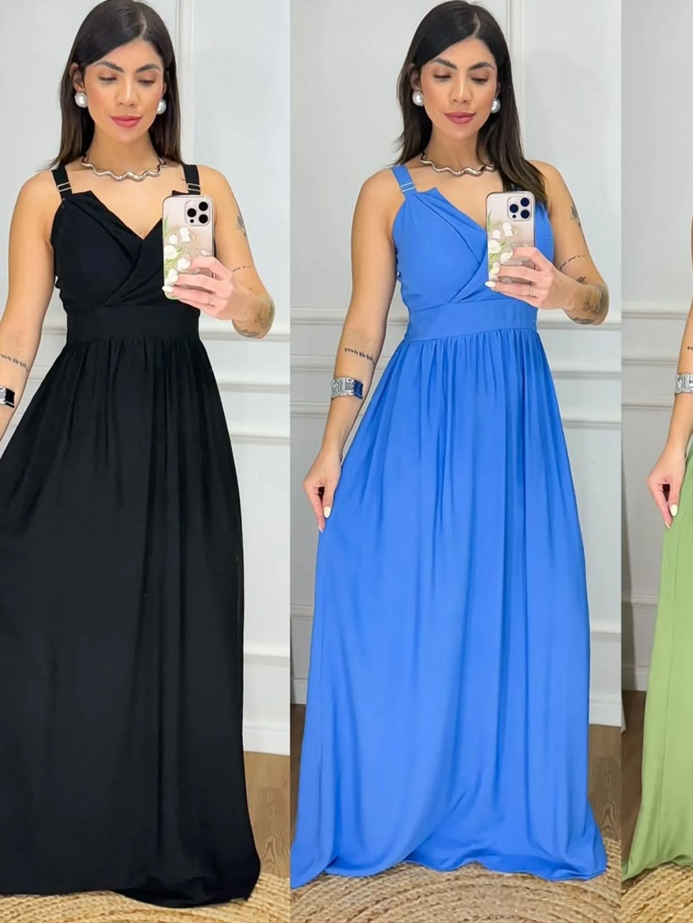 Vestido Longo Alça
