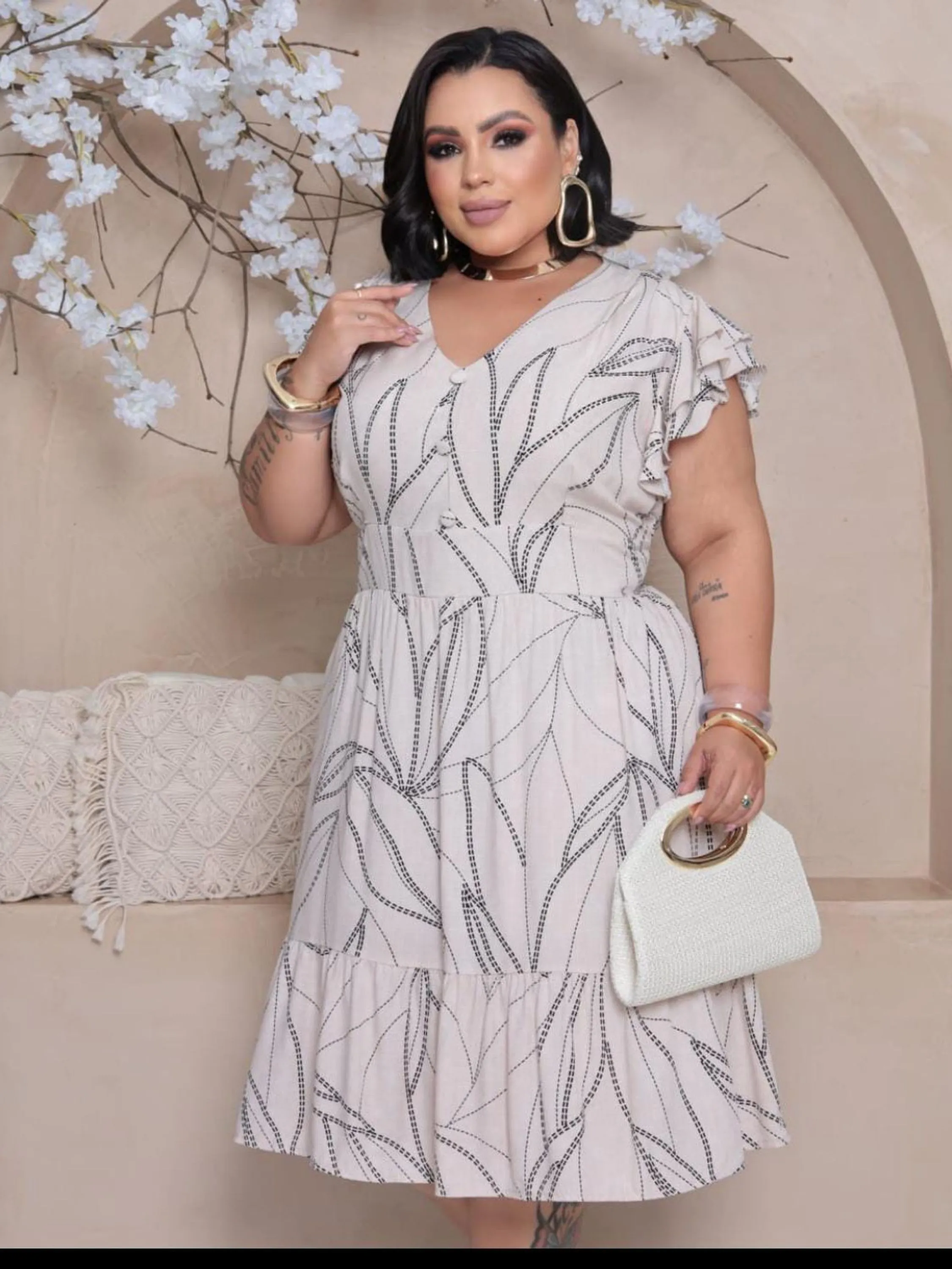 Vestido Midi Plus