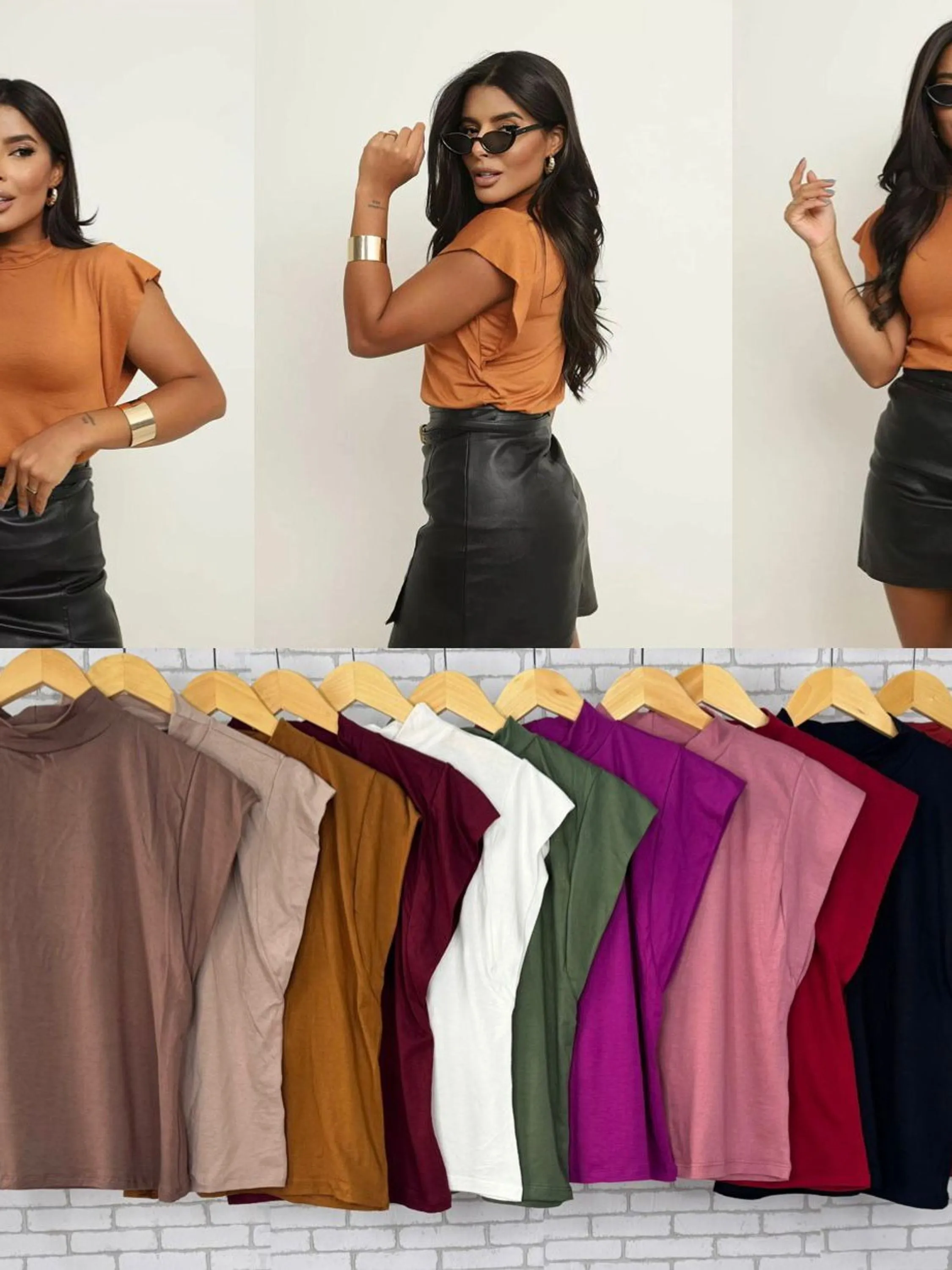 Blusa Manga Curta
